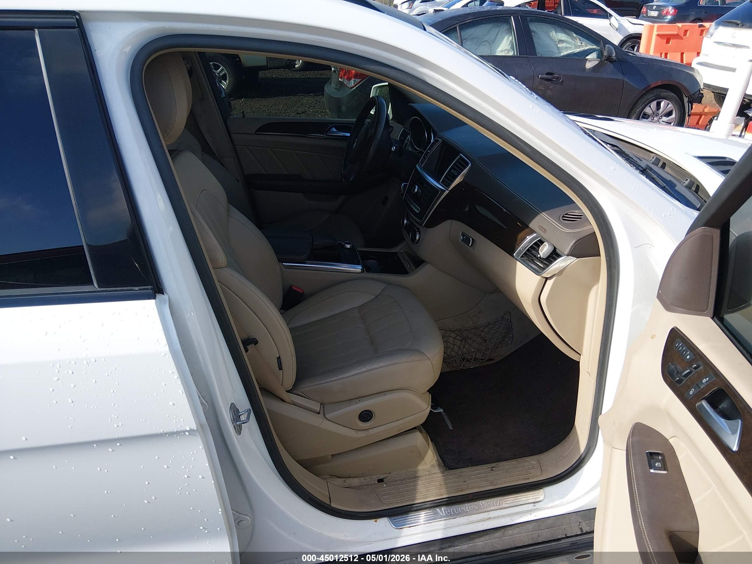 2015 Mercedes-benz Gl 450 4matic White vin: 4JGDF6EE9FA519683