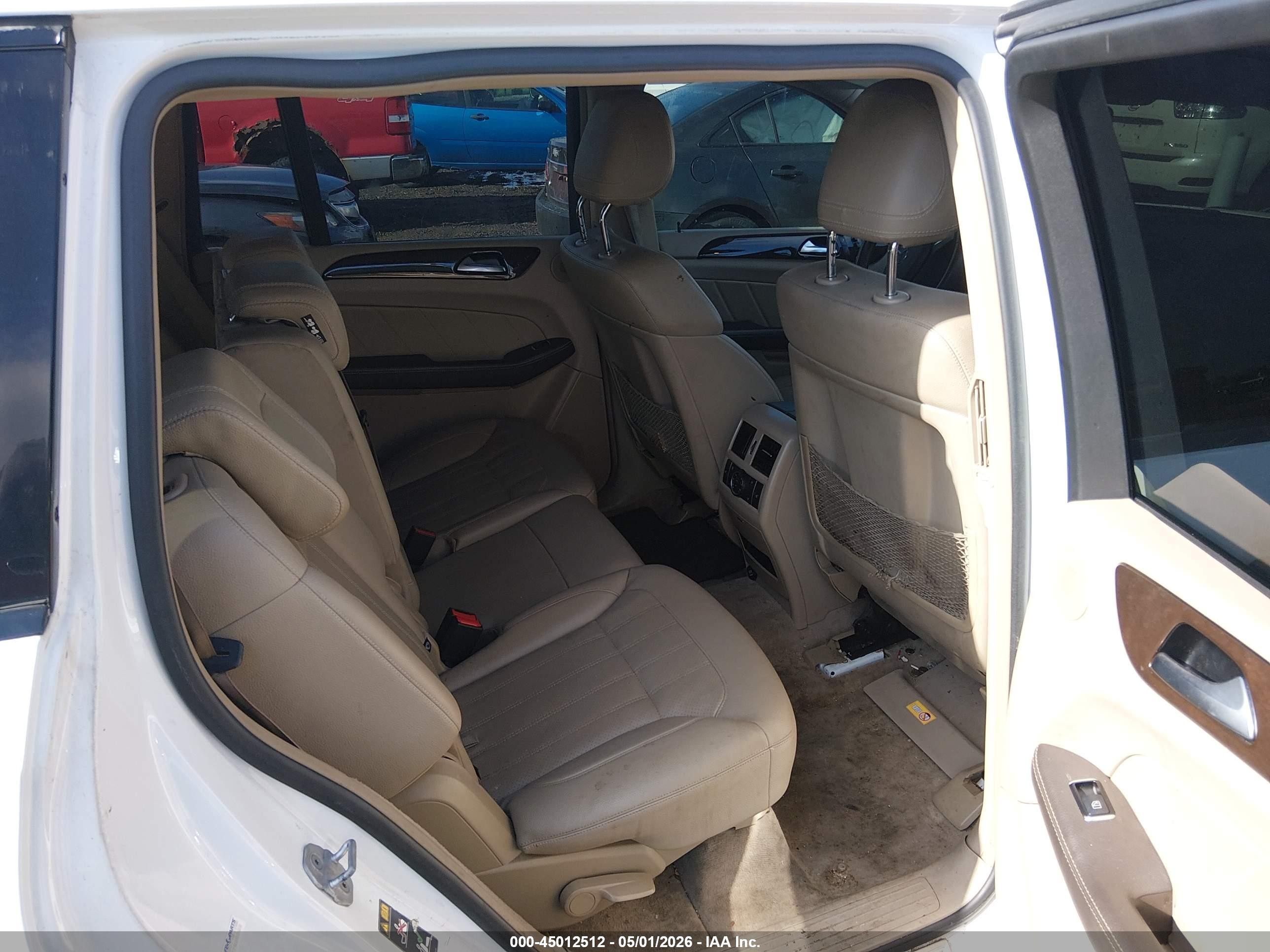 2015 Mercedes-benz Gl 450 4matic White vin: 4JGDF6EE9FA519683