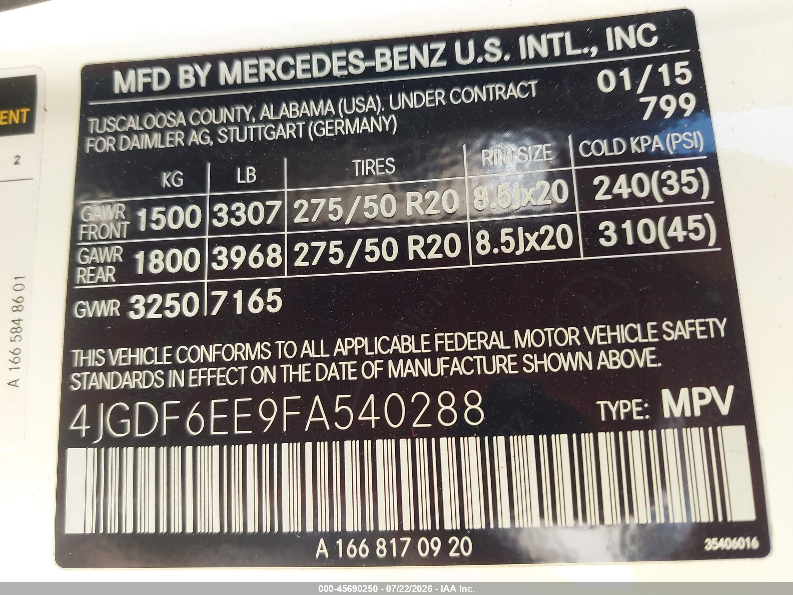 2015 Mercedes-benz Gl 450 4matic White vin: 4JGDF6EE9FA540288