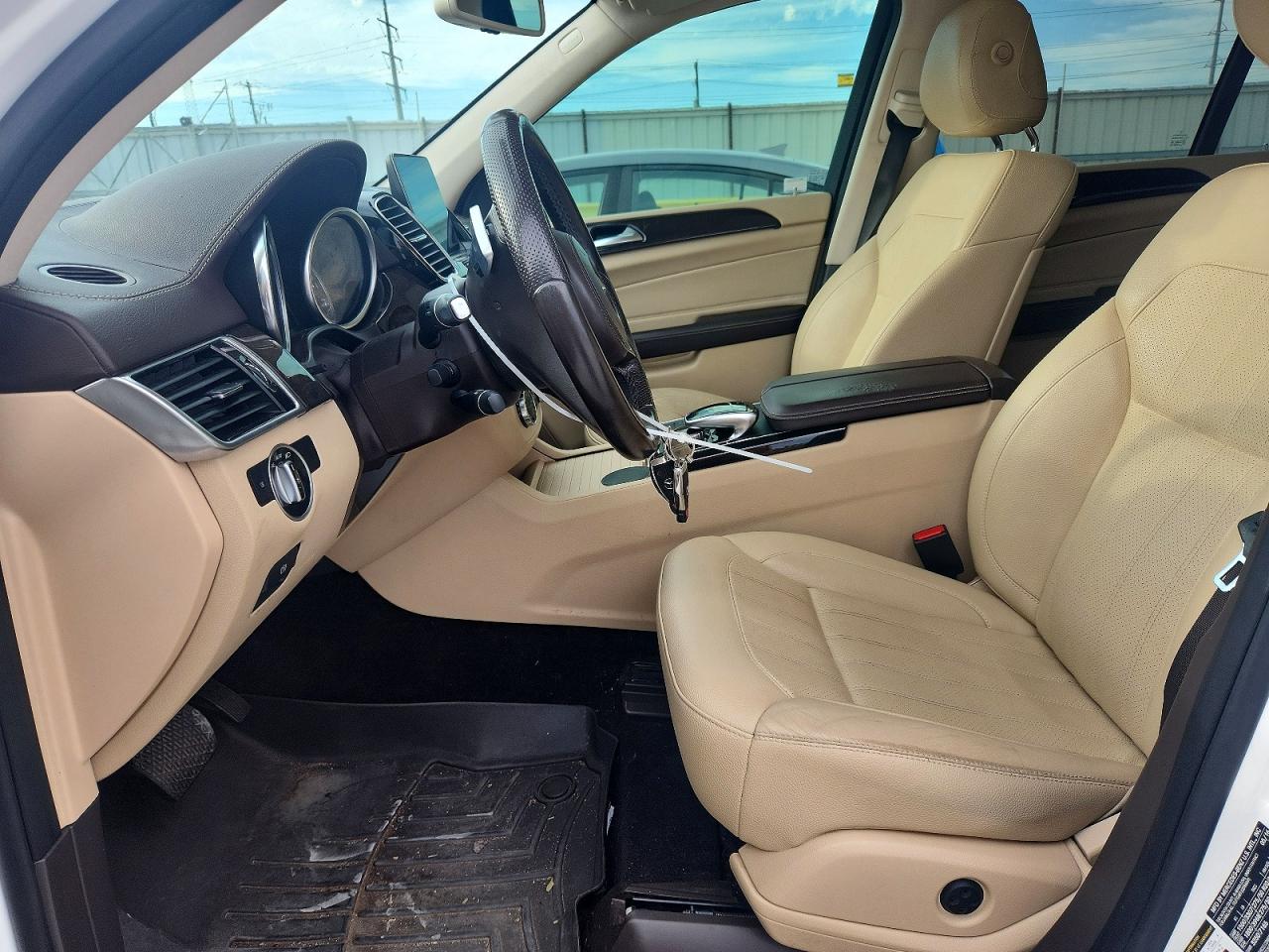 2017 Mercedes-benz Gls 450 4matic White vin: 4JGDF6EE9HA773445