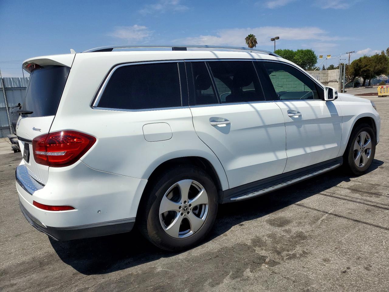2017 Mercedes-benz Gls 450 4matic Белый vin: 4JGDF6EE9HA916765