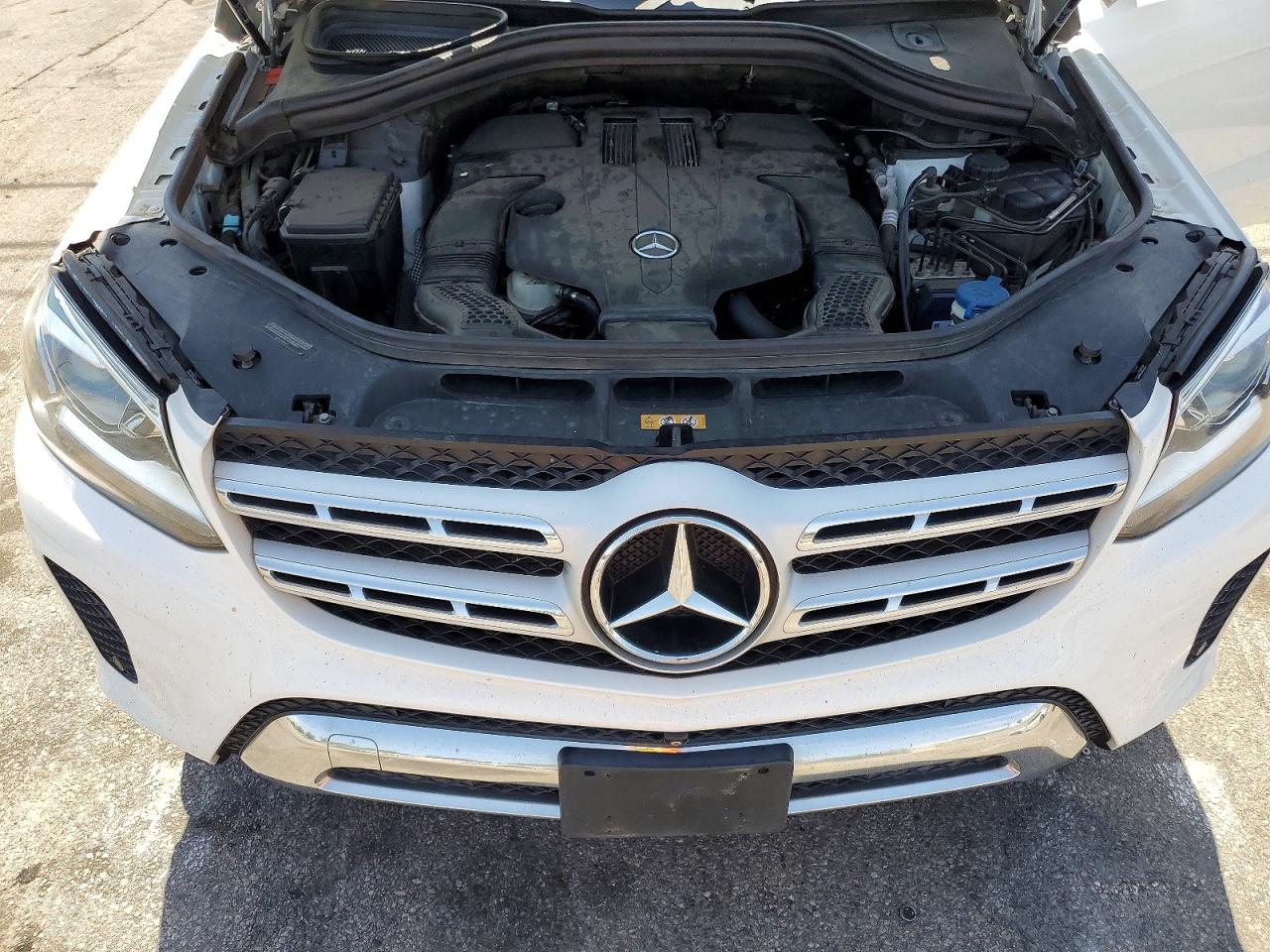 2017 Mercedes-benz Gls 450 4matic Белый vin: 4JGDF6EE9HA916765