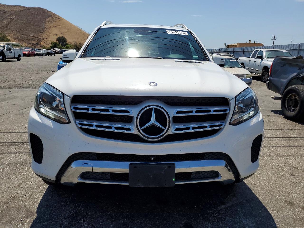2017 Mercedes-benz Gls 450 4matic Белый vin: 4JGDF6EE9HA916765