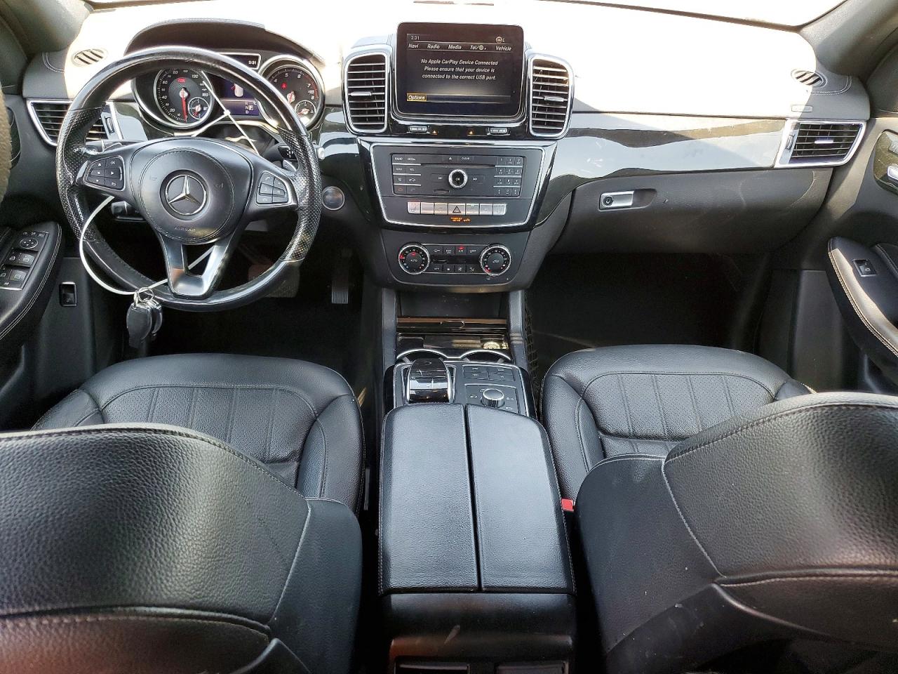 2017 Mercedes-benz Gls 450 4matic Белый vin: 4JGDF6EE9HA916765