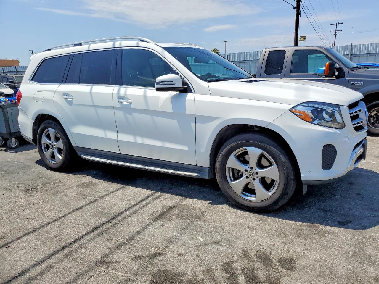2017 Mercedes-benz Gls 450 4matic Белый vin: 4JGDF6EE9HA916765