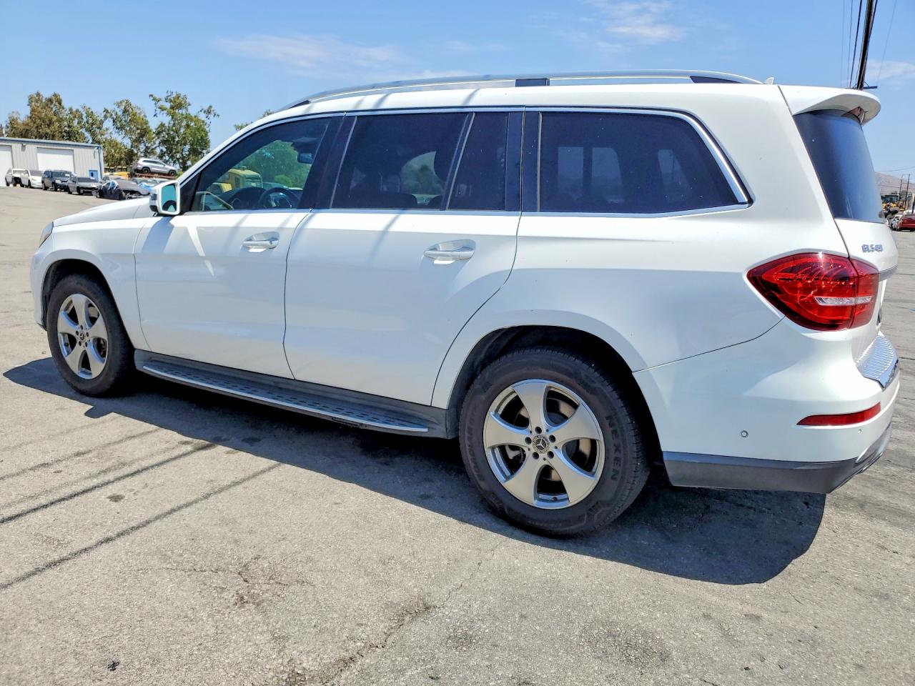 2017 Mercedes-benz Gls 450 4matic Белый vin: 4JGDF6EE9HA916765