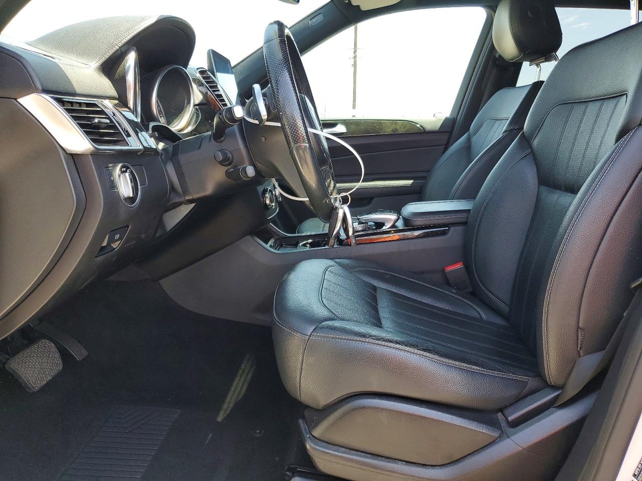 2017 Mercedes-benz Gls 450 4matic Белый vin: 4JGDF6EE9HA916765