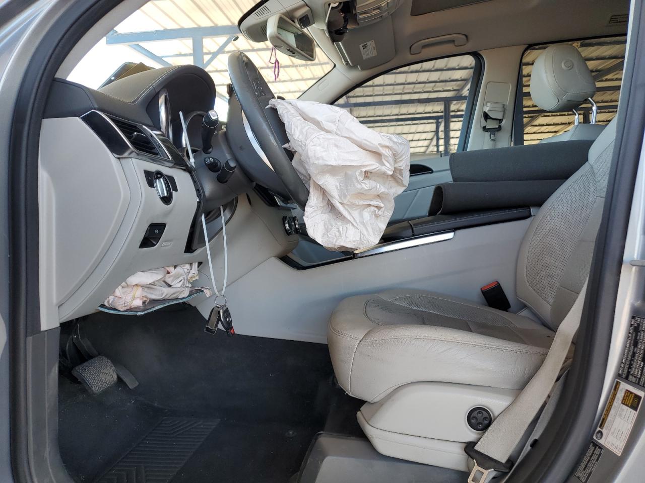 2015 Mercedes-benz Gl 450 4matic Silver vin: 4JGDF6EEXFA445755