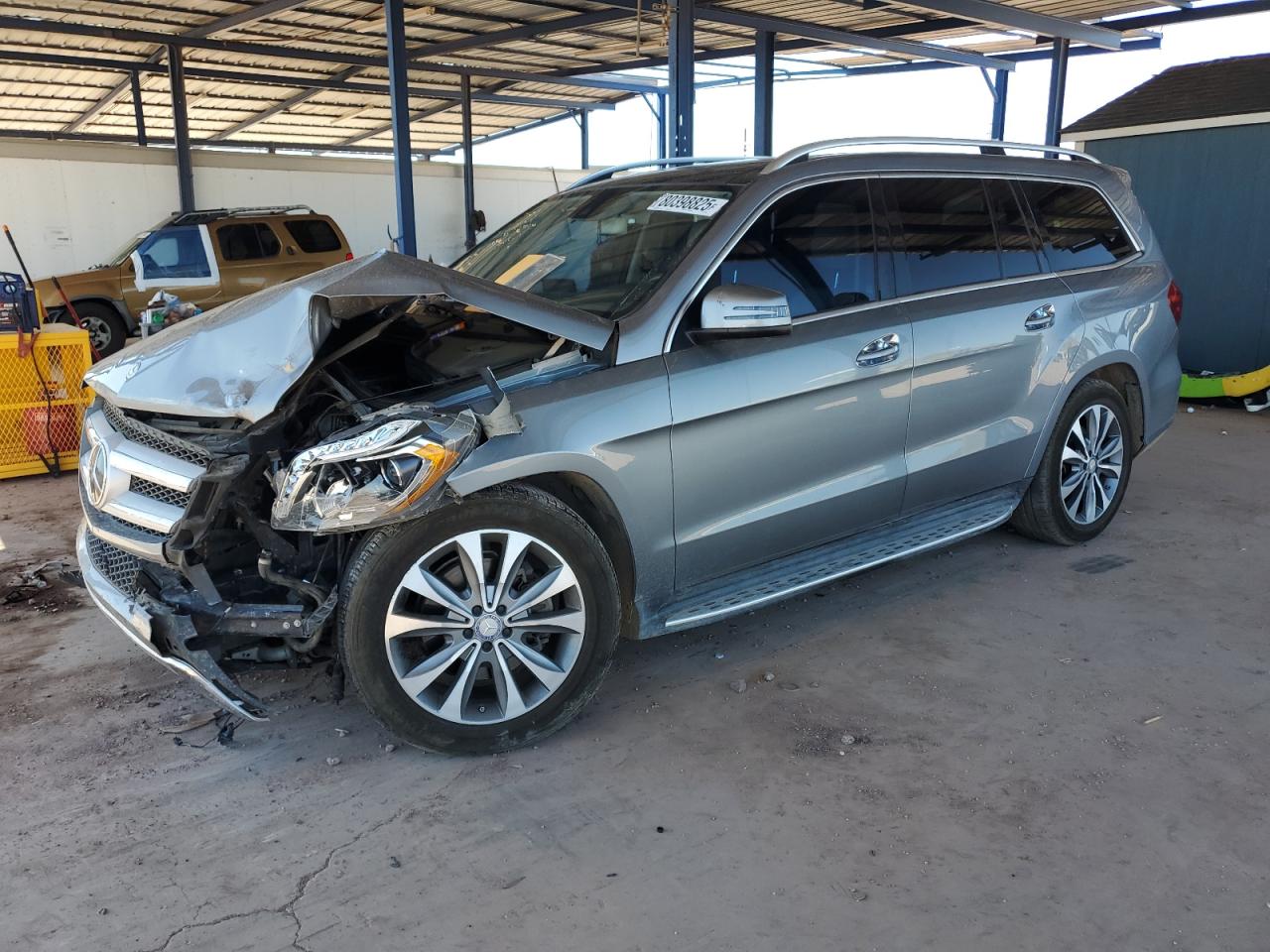 2015 Mercedes-benz Gl 450 4matic Silver vin: 4JGDF6EEXFA445755