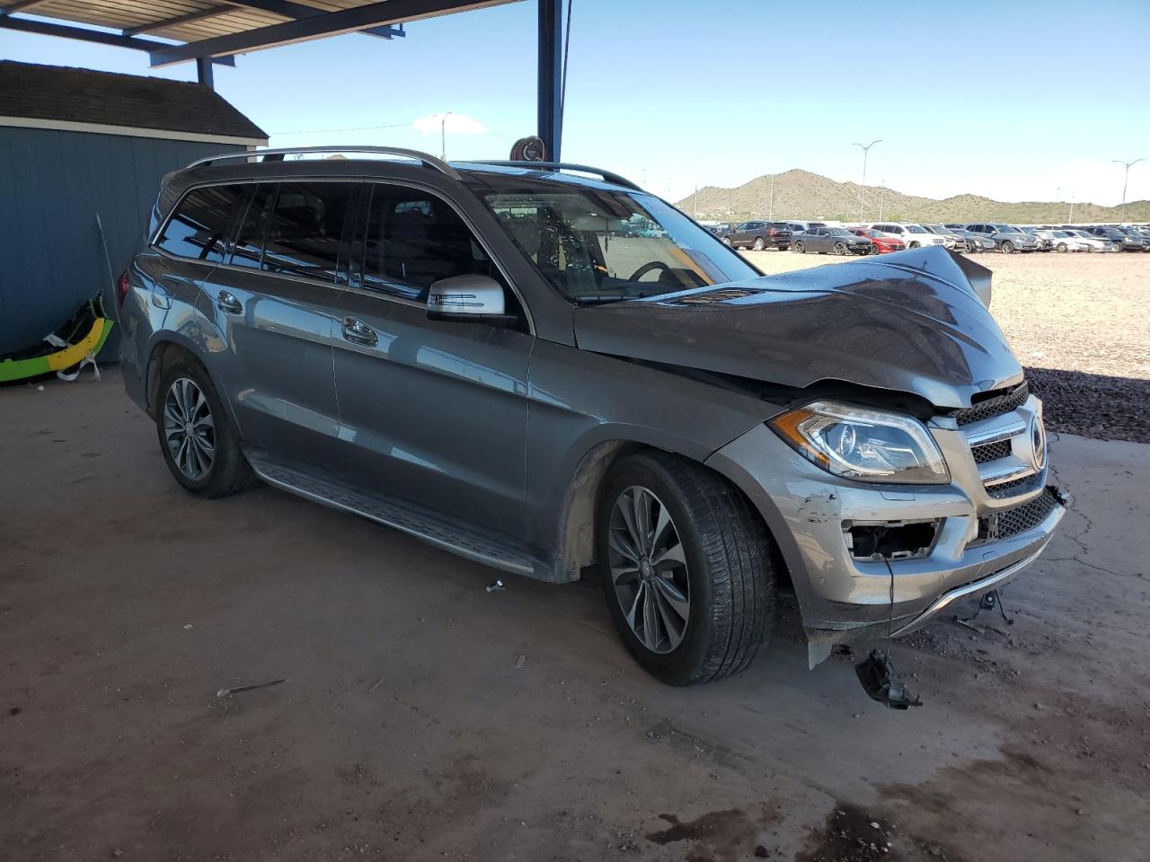2015 Mercedes-benz Gl 450 4matic Silver vin: 4JGDF6EEXFA445755