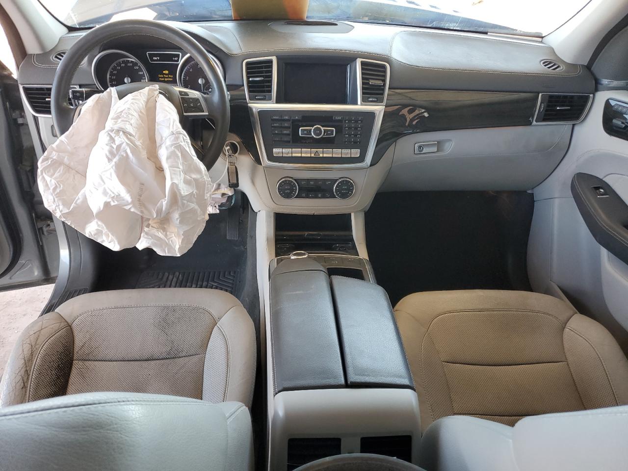 2015 Mercedes-benz Gl 450 4matic Silver vin: 4JGDF6EEXFA445755