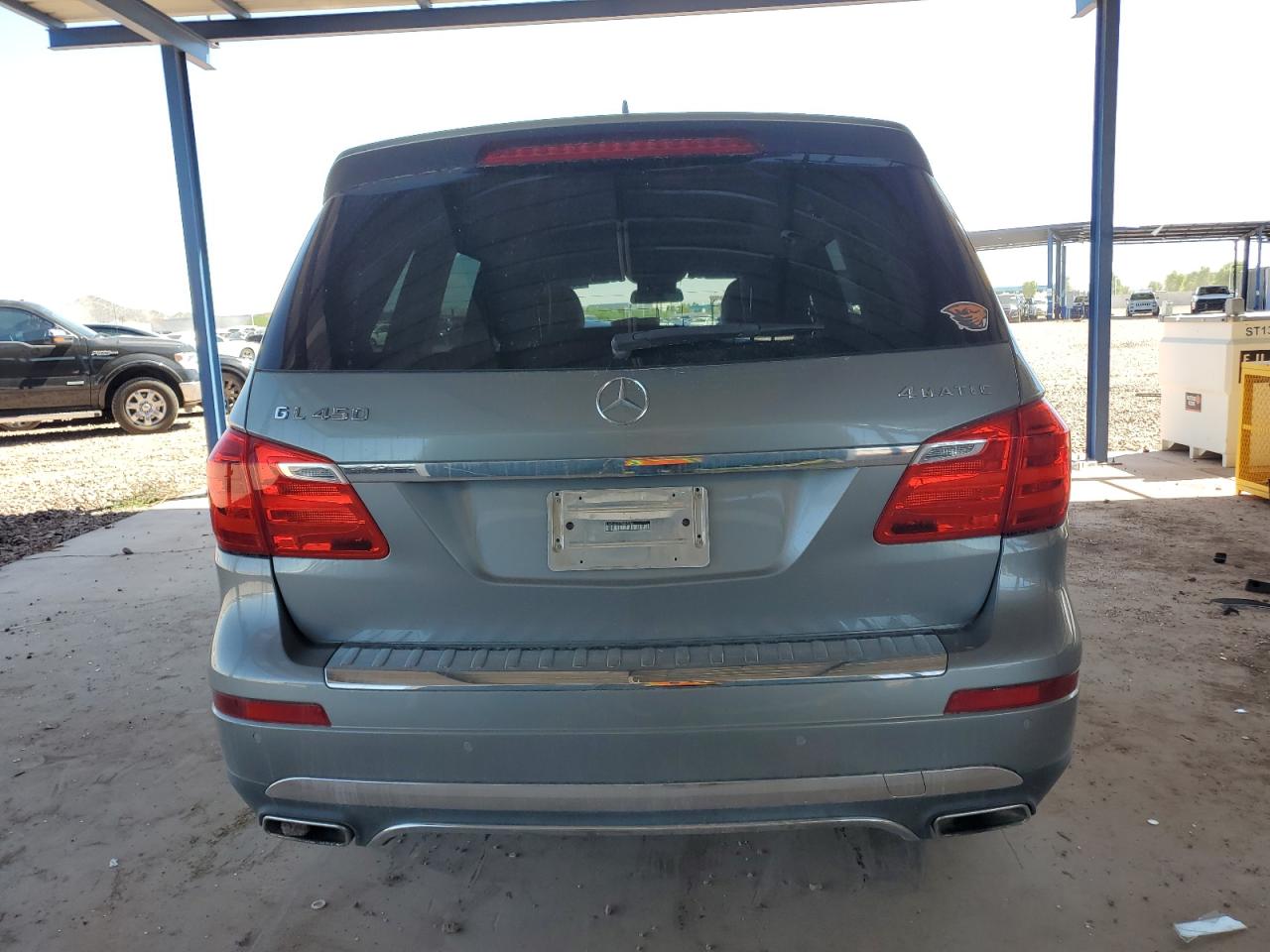 2015 Mercedes-benz Gl 450 4matic Silver vin: 4JGDF6EEXFA445755