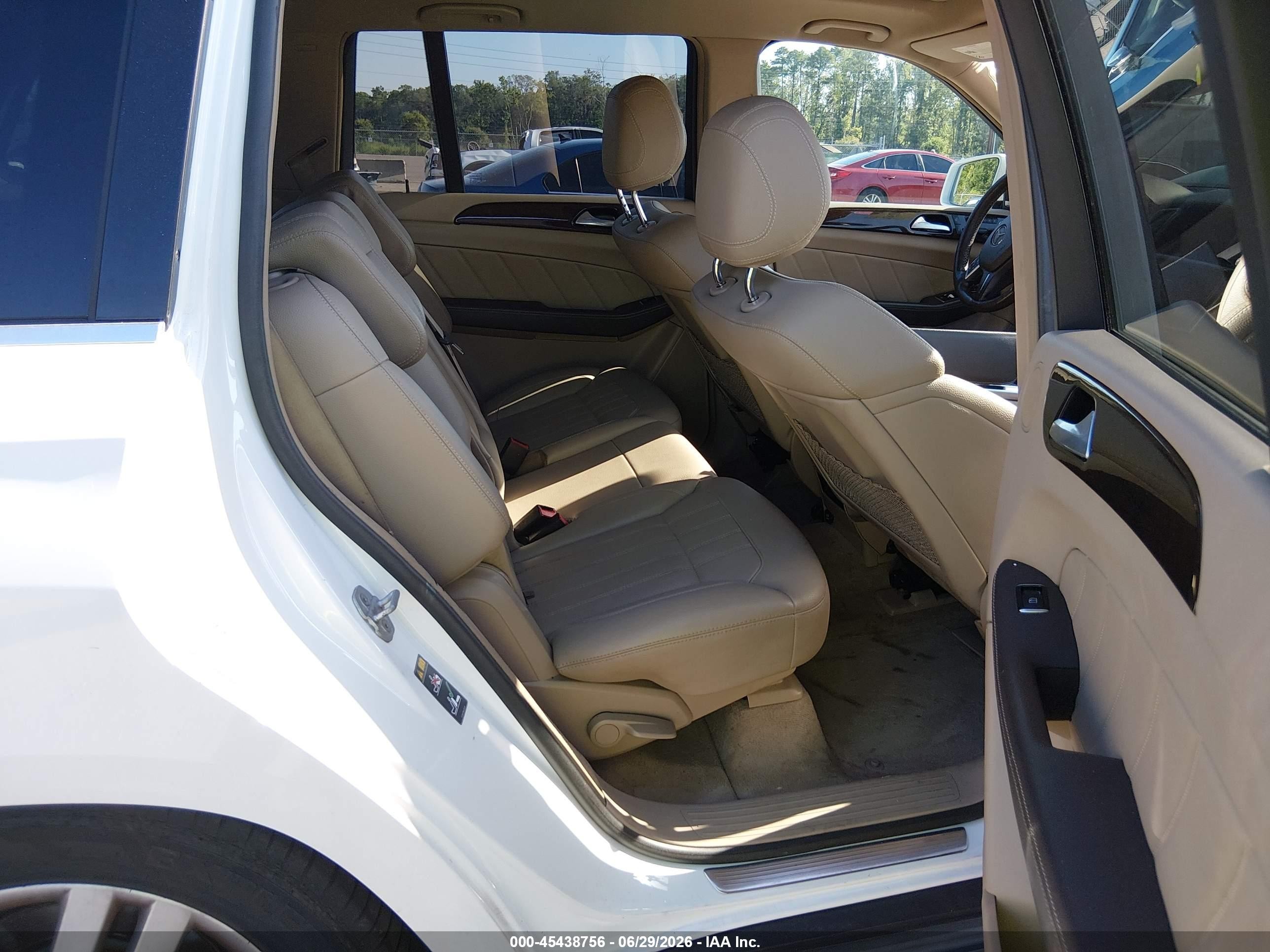 2015 Mercedes-benz Gl 450 4matic White vin: 4JGDF6EEXFA448803