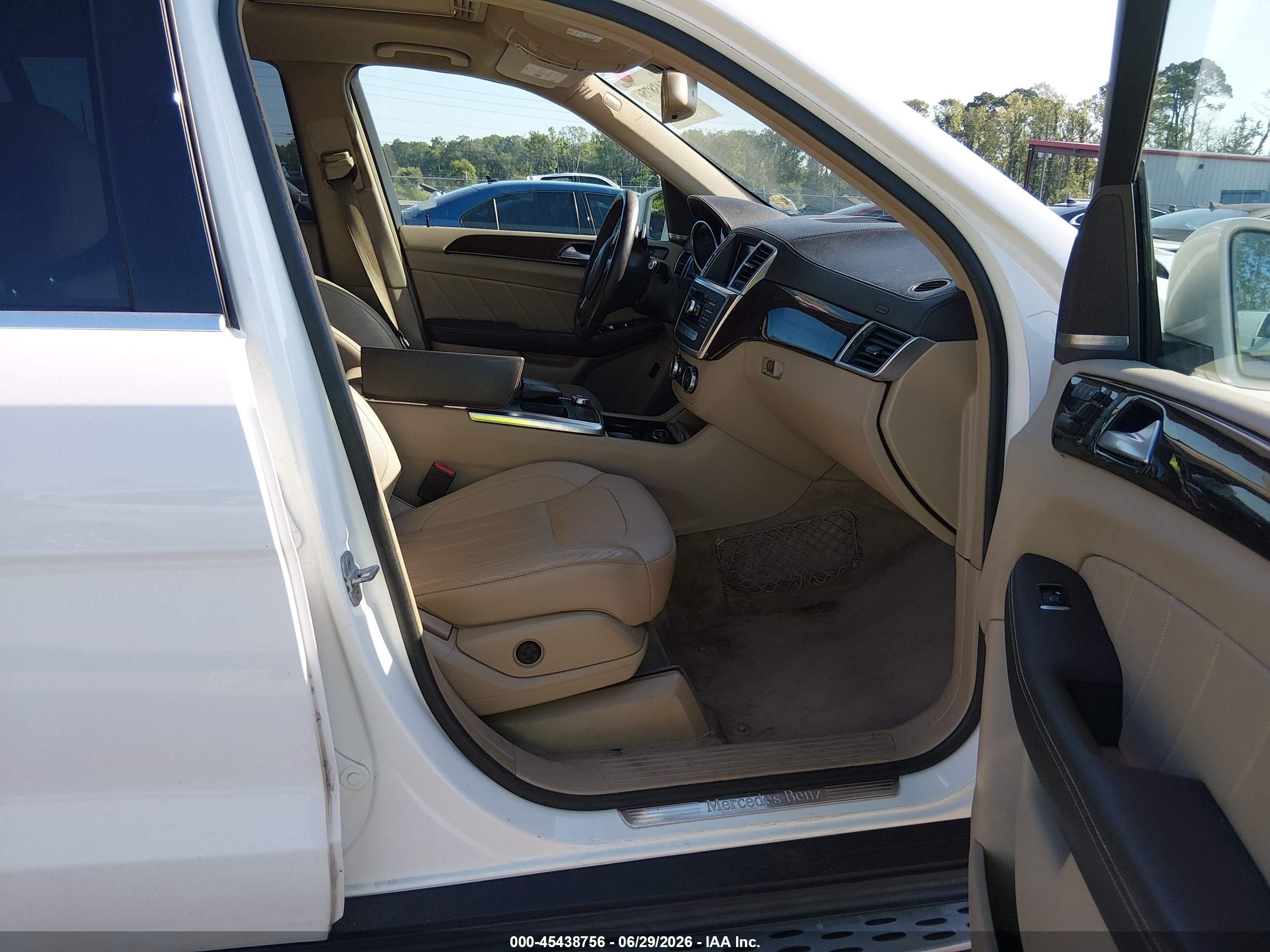 2015 Mercedes-benz Gl 450 4matic White vin: 4JGDF6EEXFA448803