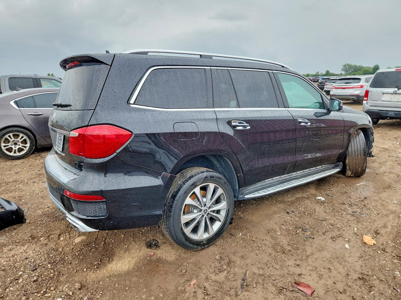 2015 Mercedes-benz Gl 450 4matic Черный vin: 4JGDF6EEXFA459722