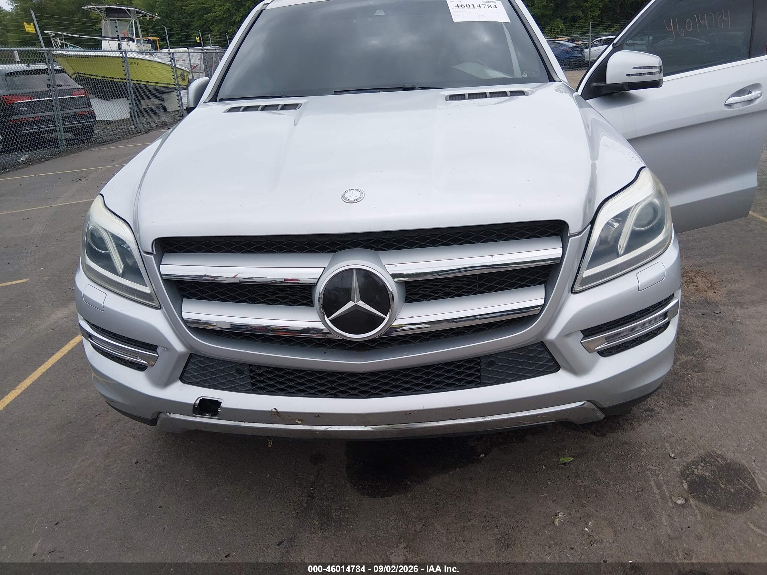 2015 Mercedes-benz Gl 450 4matic Silver vin: 4JGDF6EEXFA460403