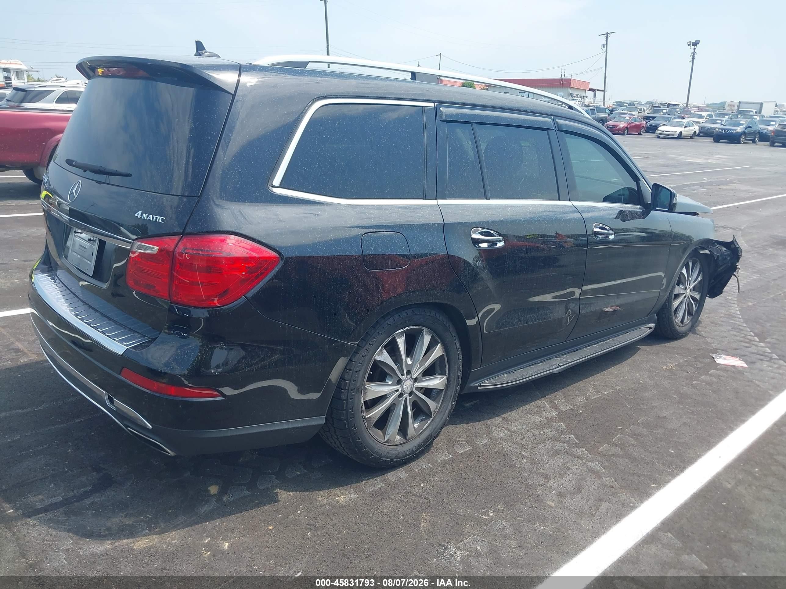 2015 Mercedes-benz Gl 450 4matic Black vin: 4JGDF6EEXFA485334