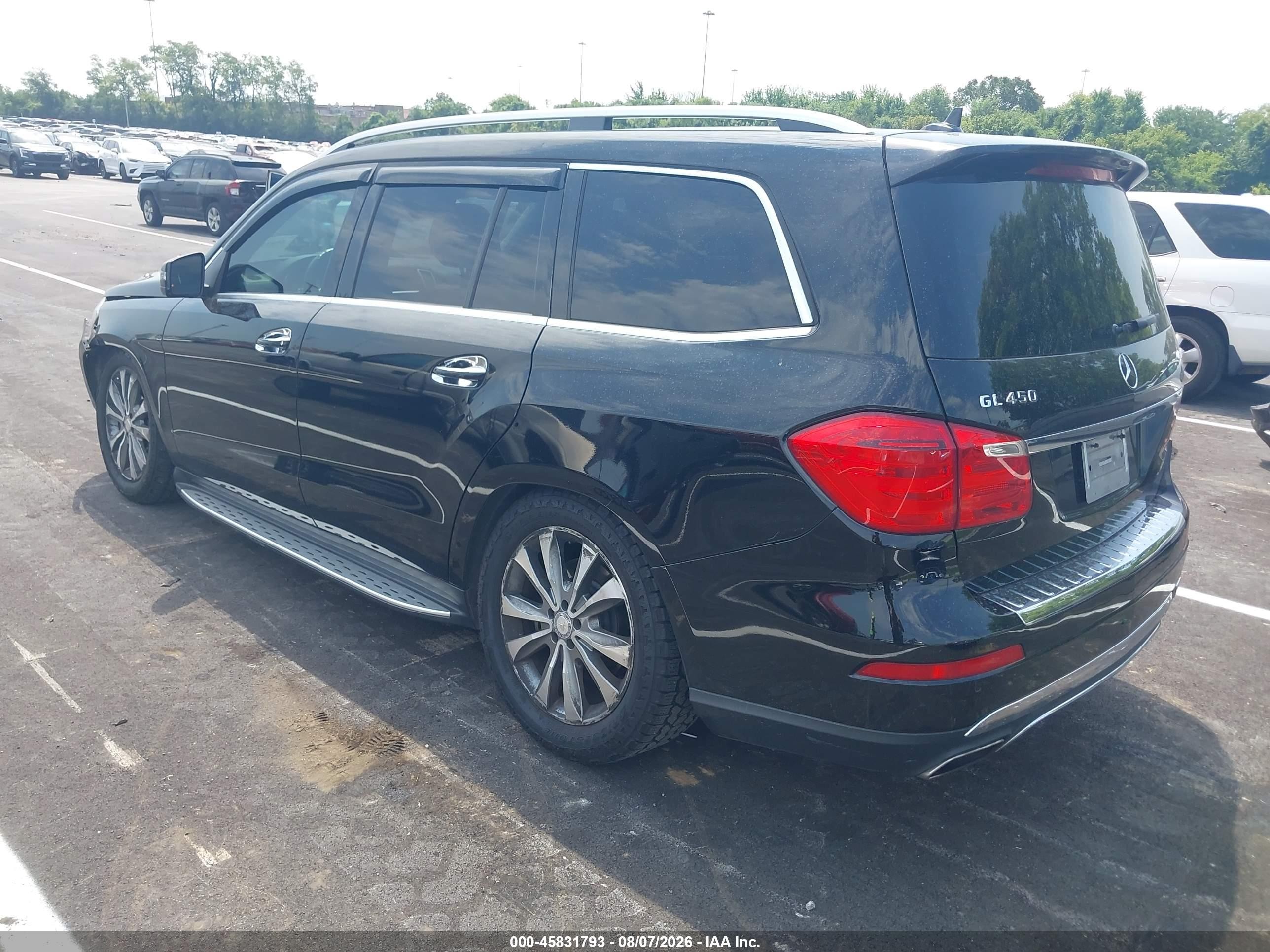 2015 Mercedes-benz Gl 450 4matic Black vin: 4JGDF6EEXFA485334