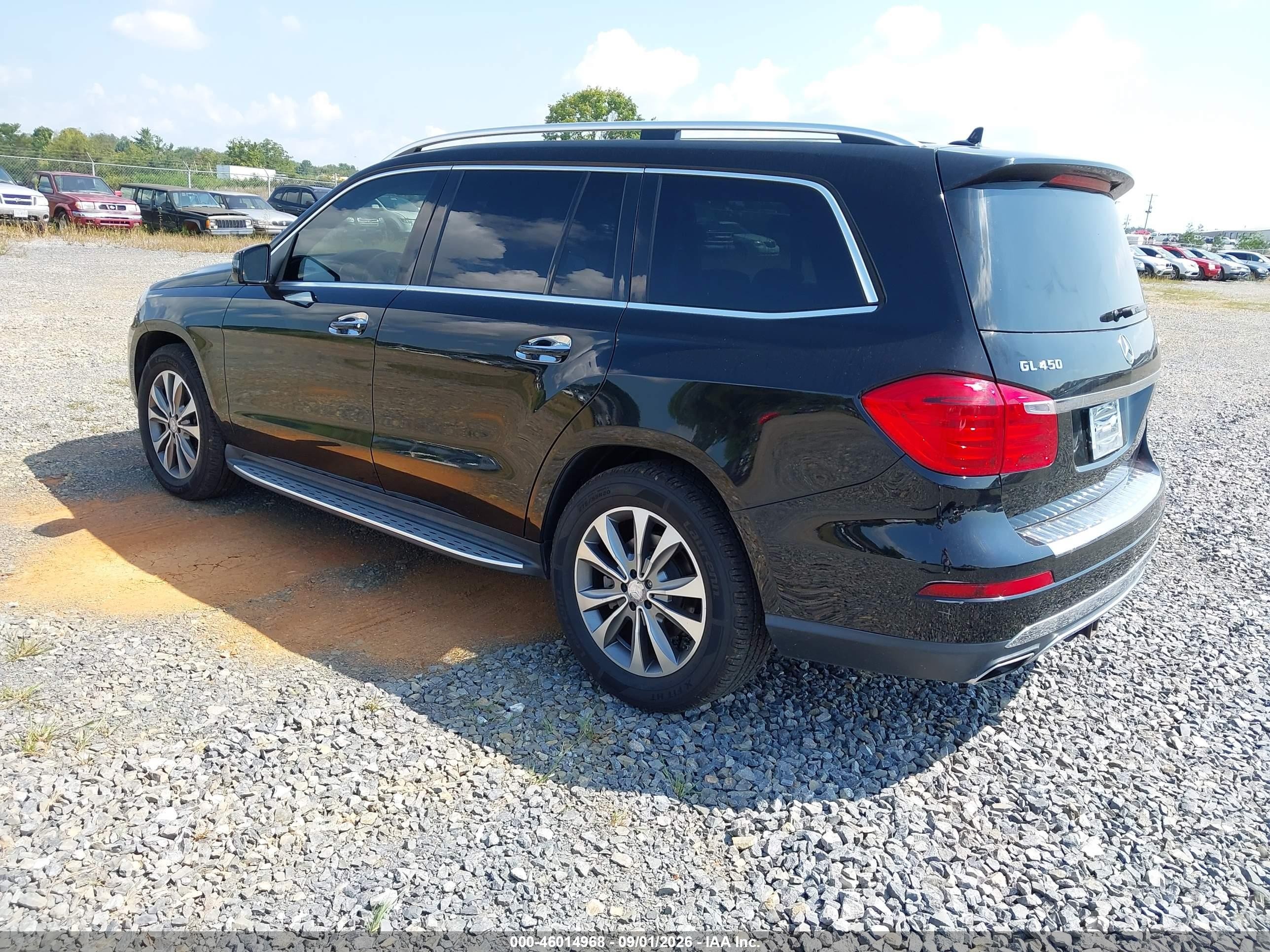 2015 Mercedes-benz Gl 450 4matic Black vin: 4JGDF6EEXFA505727