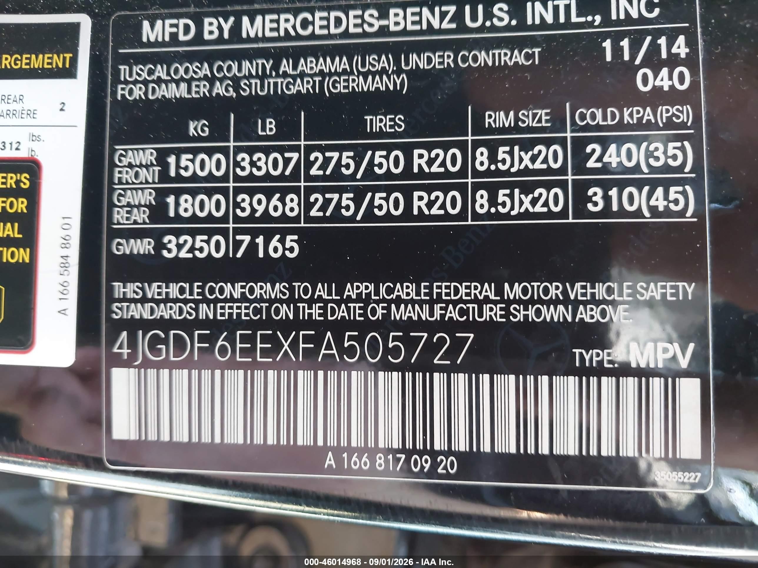 2015 Mercedes-benz Gl 450 4matic Black vin: 4JGDF6EEXFA505727