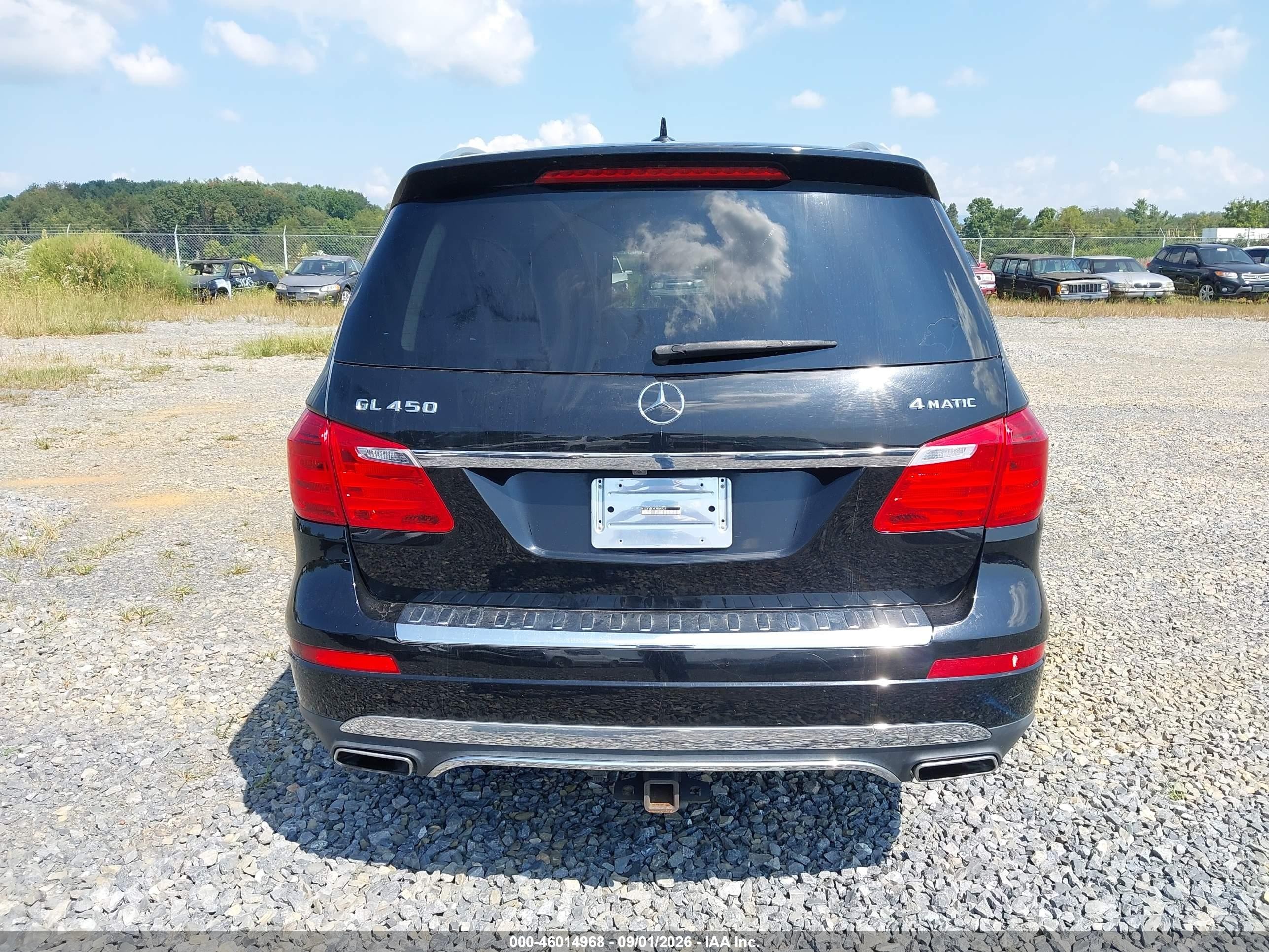 2015 Mercedes-benz Gl 450 4matic Black vin: 4JGDF6EEXFA505727