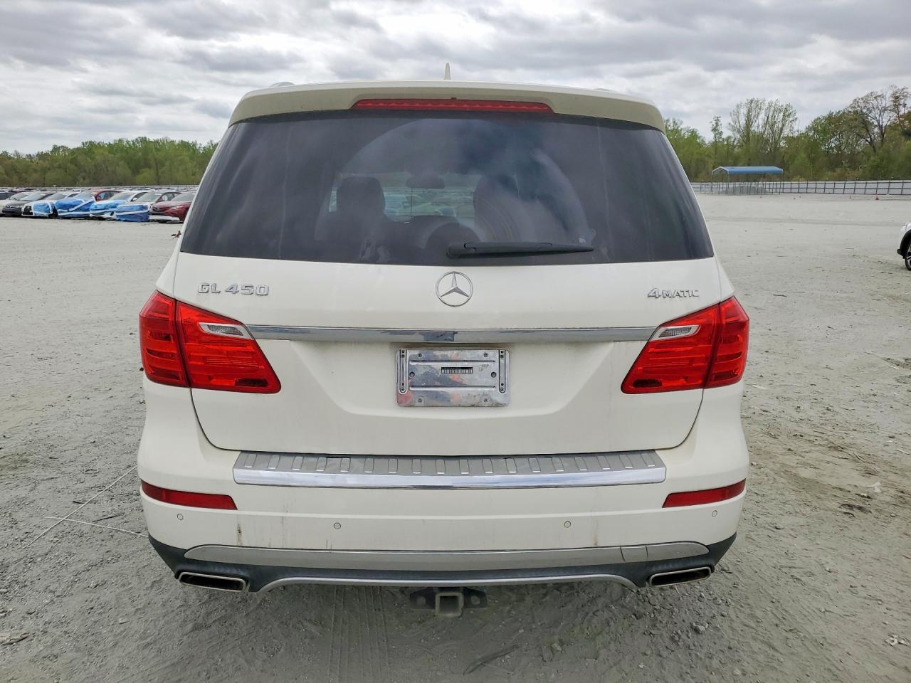 2015 Mercedes-benz Gl 450 4matic White vin: 4JGDF6EEXFA517523