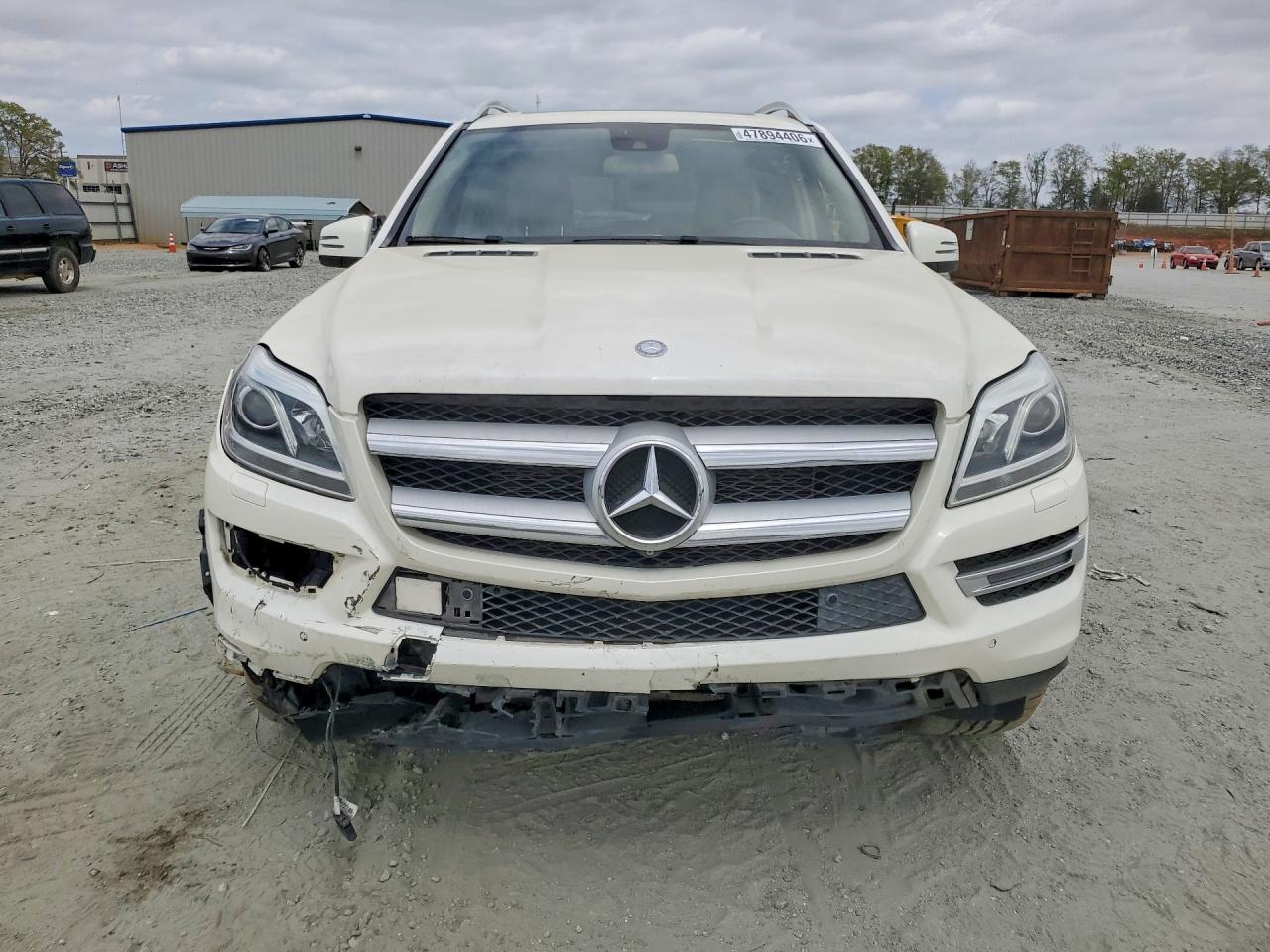 2015 Mercedes-benz Gl 450 4matic White vin: 4JGDF6EEXFA517523