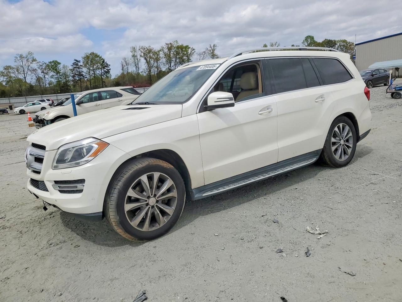 2015 Mercedes-benz Gl 450 4matic White vin: 4JGDF6EEXFA517523