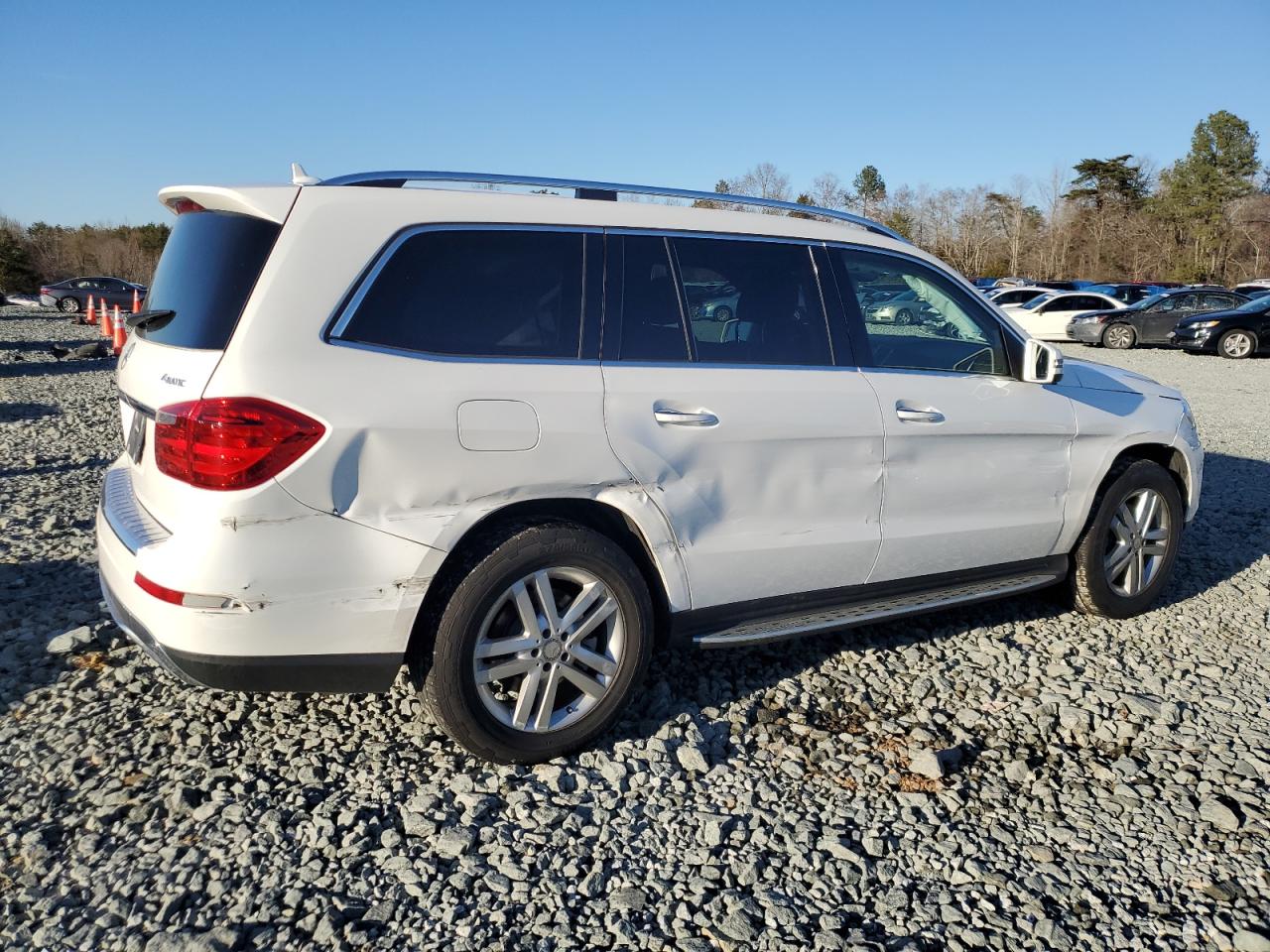 2015 Mercedes-benz Gl 450 4matic White vin: 4JGDF6EEXFA585532