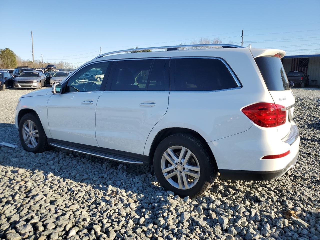2015 Mercedes-benz Gl 450 4matic White vin: 4JGDF6EEXFA585532