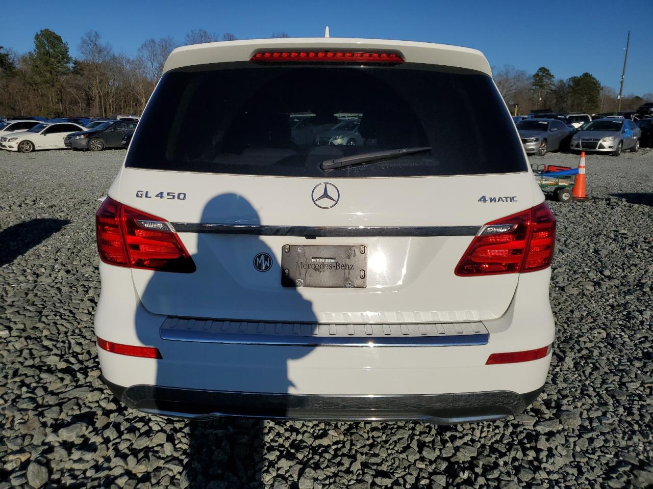 2015 Mercedes-benz Gl 450 4matic White vin: 4JGDF6EEXFA585532
