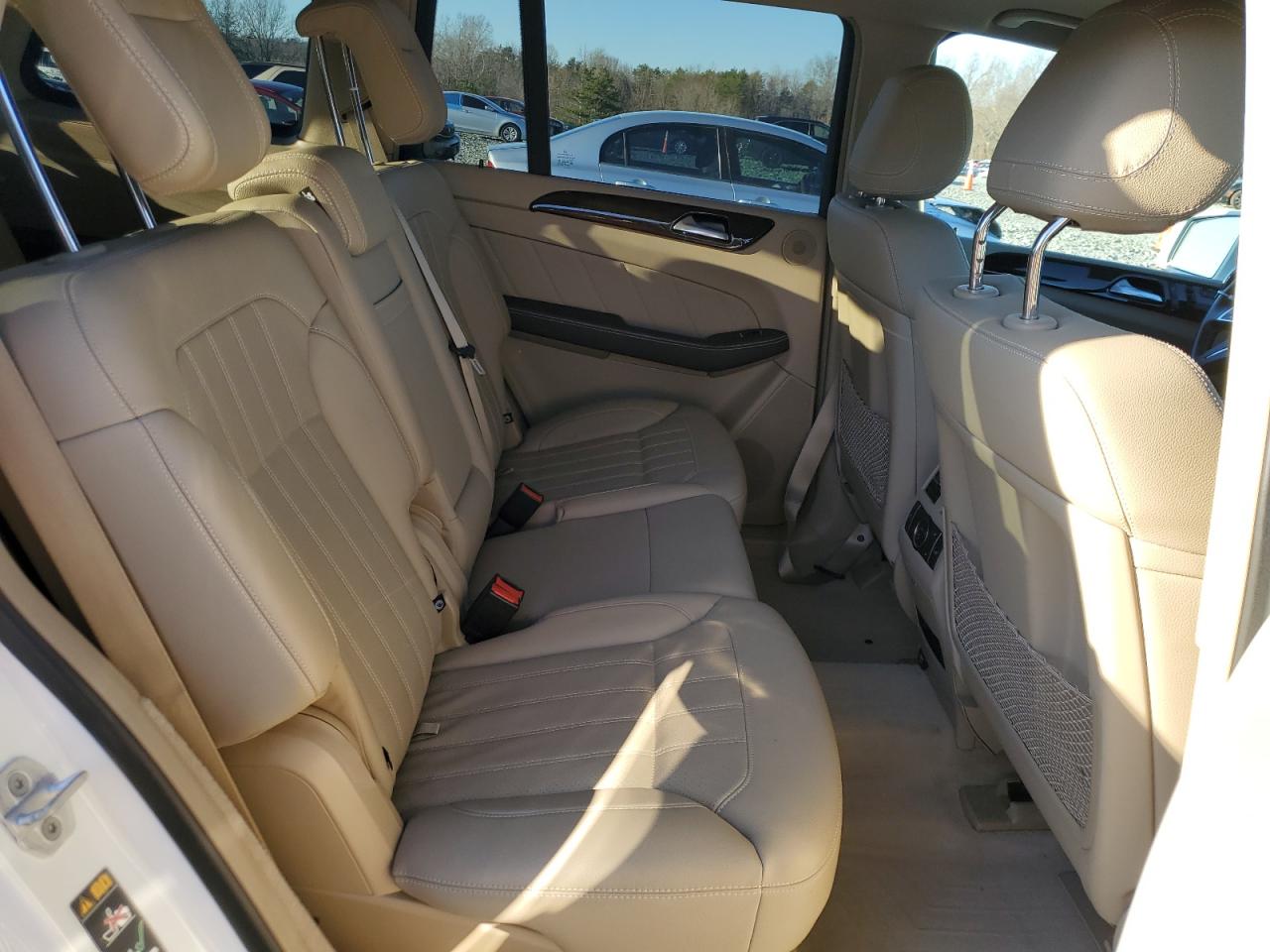 2015 Mercedes-benz Gl 450 4matic White vin: 4JGDF6EEXFA585532