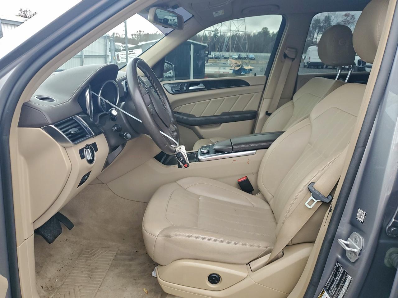 2015 Mercedes-benz Gl 450 4matic Gray vin: 4JGDF6EEXFA609599