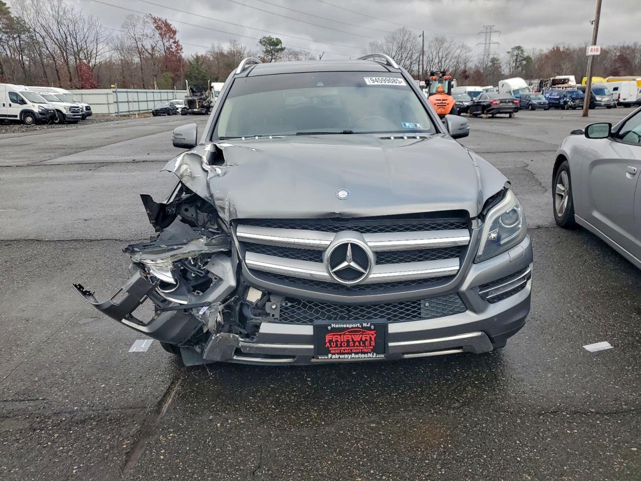 2015 Mercedes-benz Gl 450 4matic Gray vin: 4JGDF6EEXFA609599