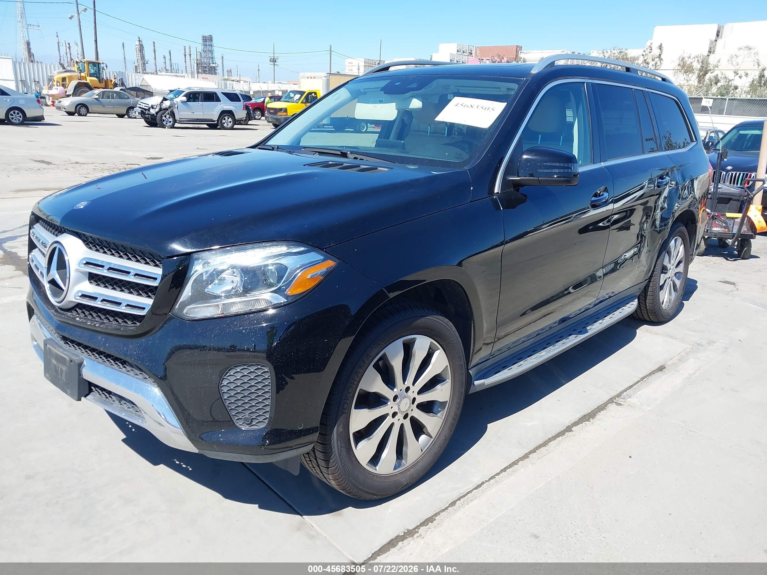 2017 Mercedes-benz Gls 450 4matic Black vin: 4JGDF6EEXHA891231