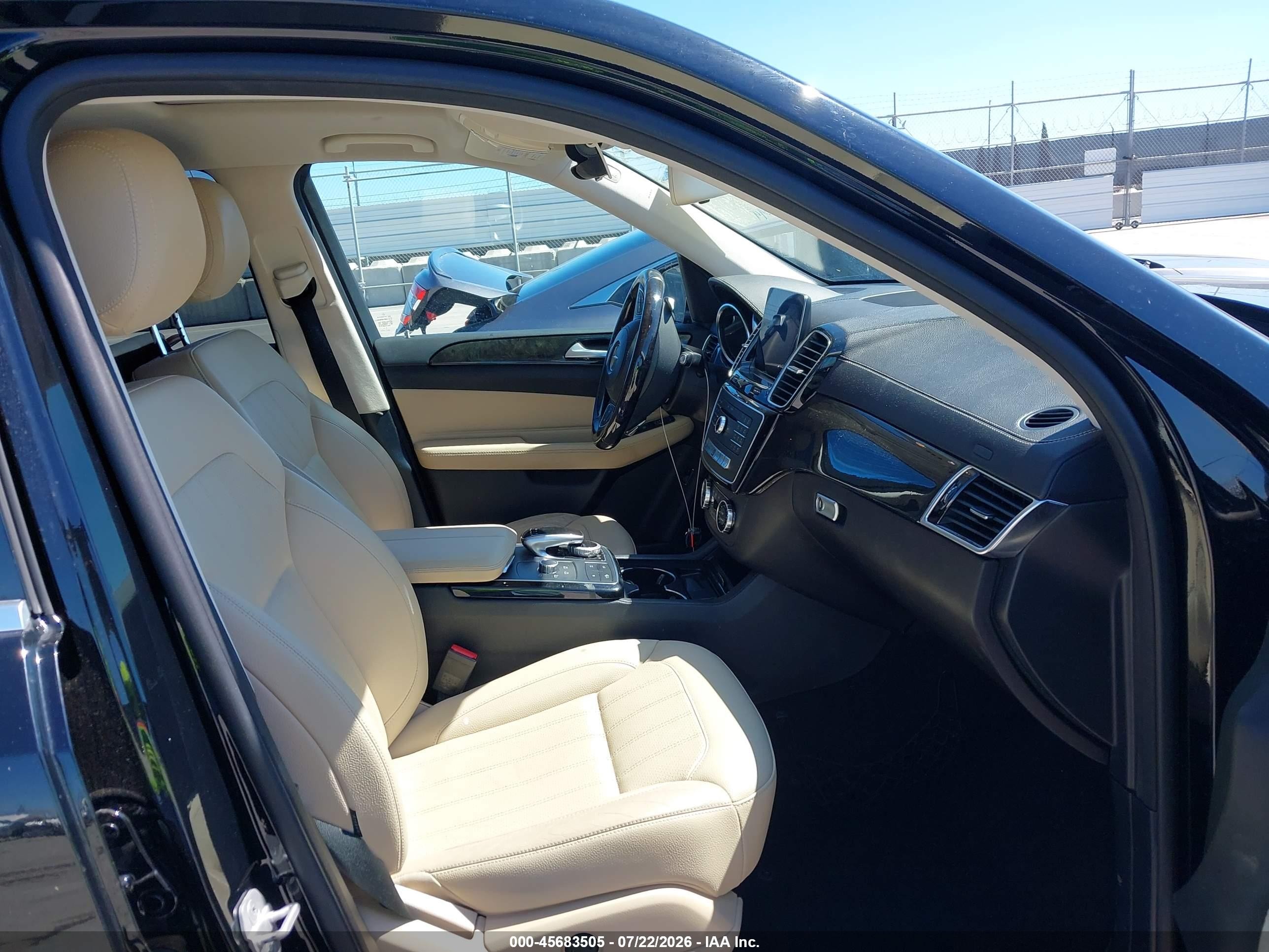 2017 Mercedes-benz Gls 450 4matic Black vin: 4JGDF6EEXHA891231