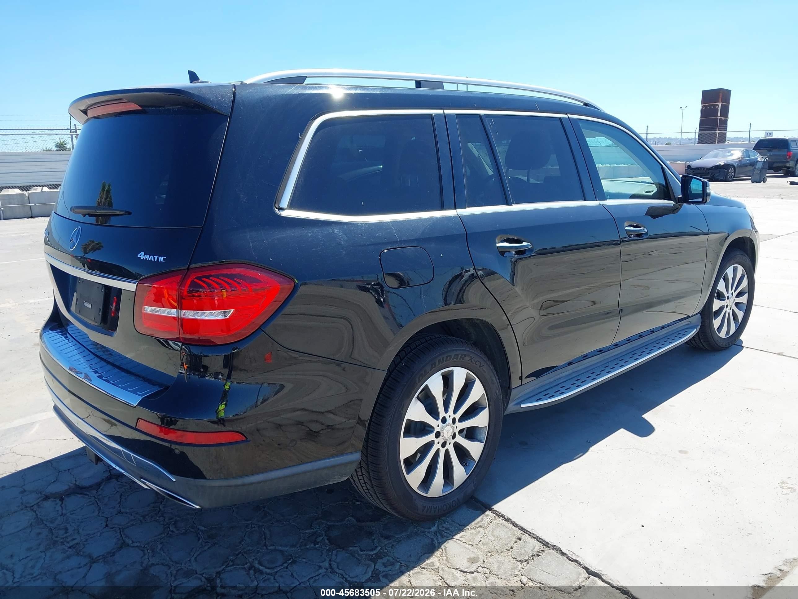 2017 Mercedes-benz Gls 450 4matic Black vin: 4JGDF6EEXHA891231