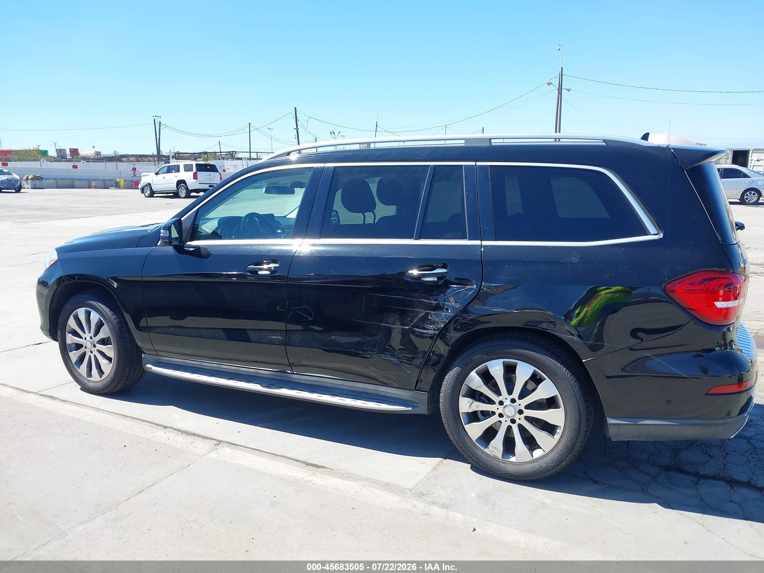 2017 Mercedes-benz Gls 450 4matic Black vin: 4JGDF6EEXHA891231