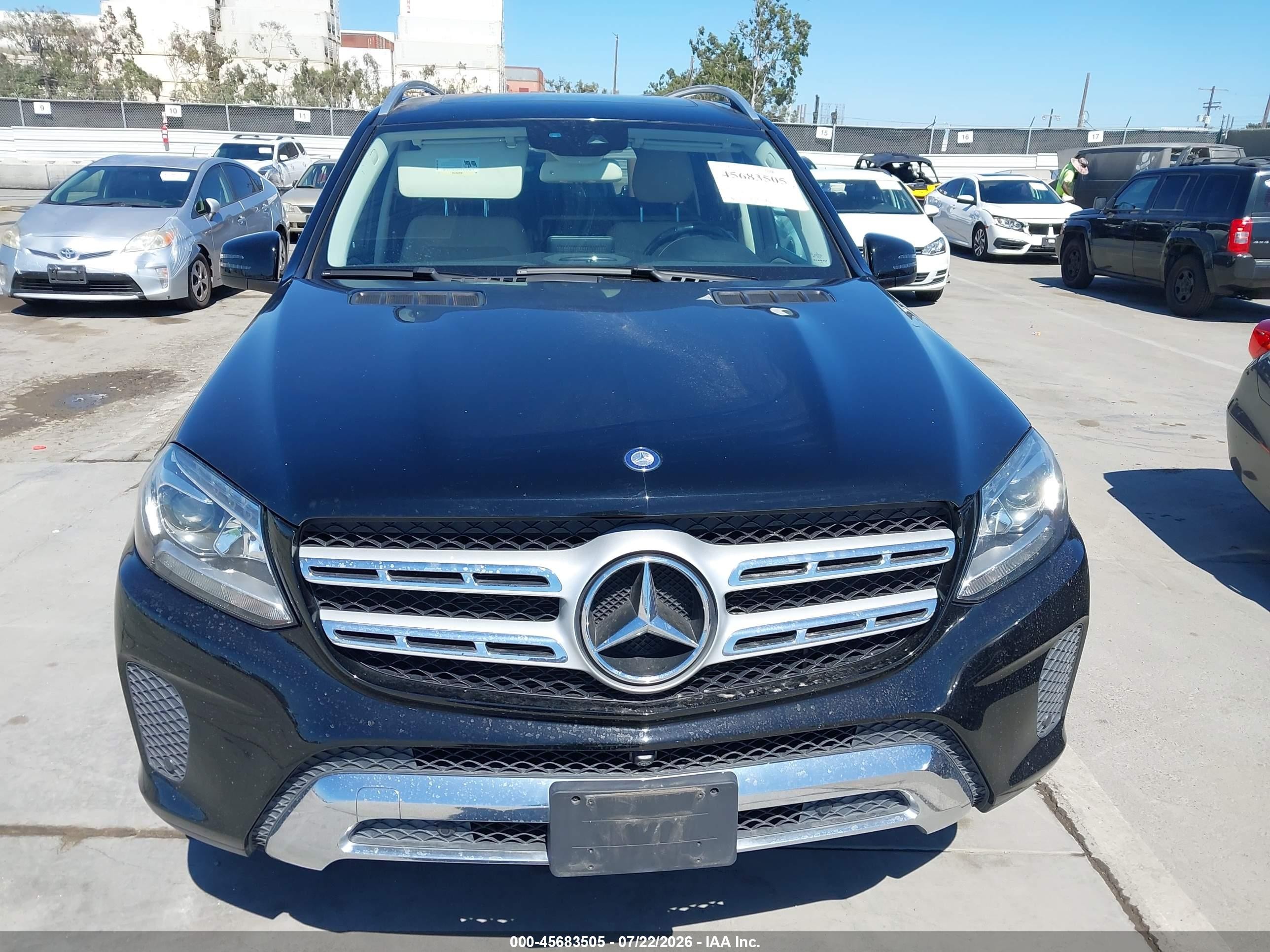2017 Mercedes-benz Gls 450 4matic Black vin: 4JGDF6EEXHA891231
