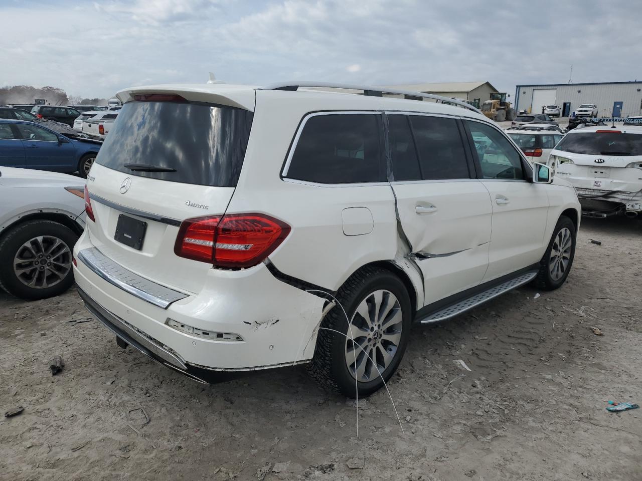 2018 Mercedes-benz Gls 450 4matic White vin: 4JGDF6EEXJB062983