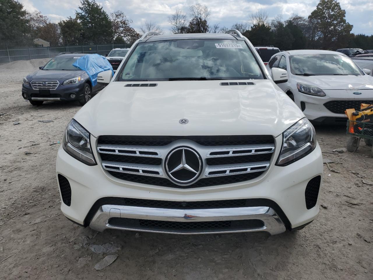 2018 Mercedes-benz Gls 450 4matic White vin: 4JGDF6EEXJB062983