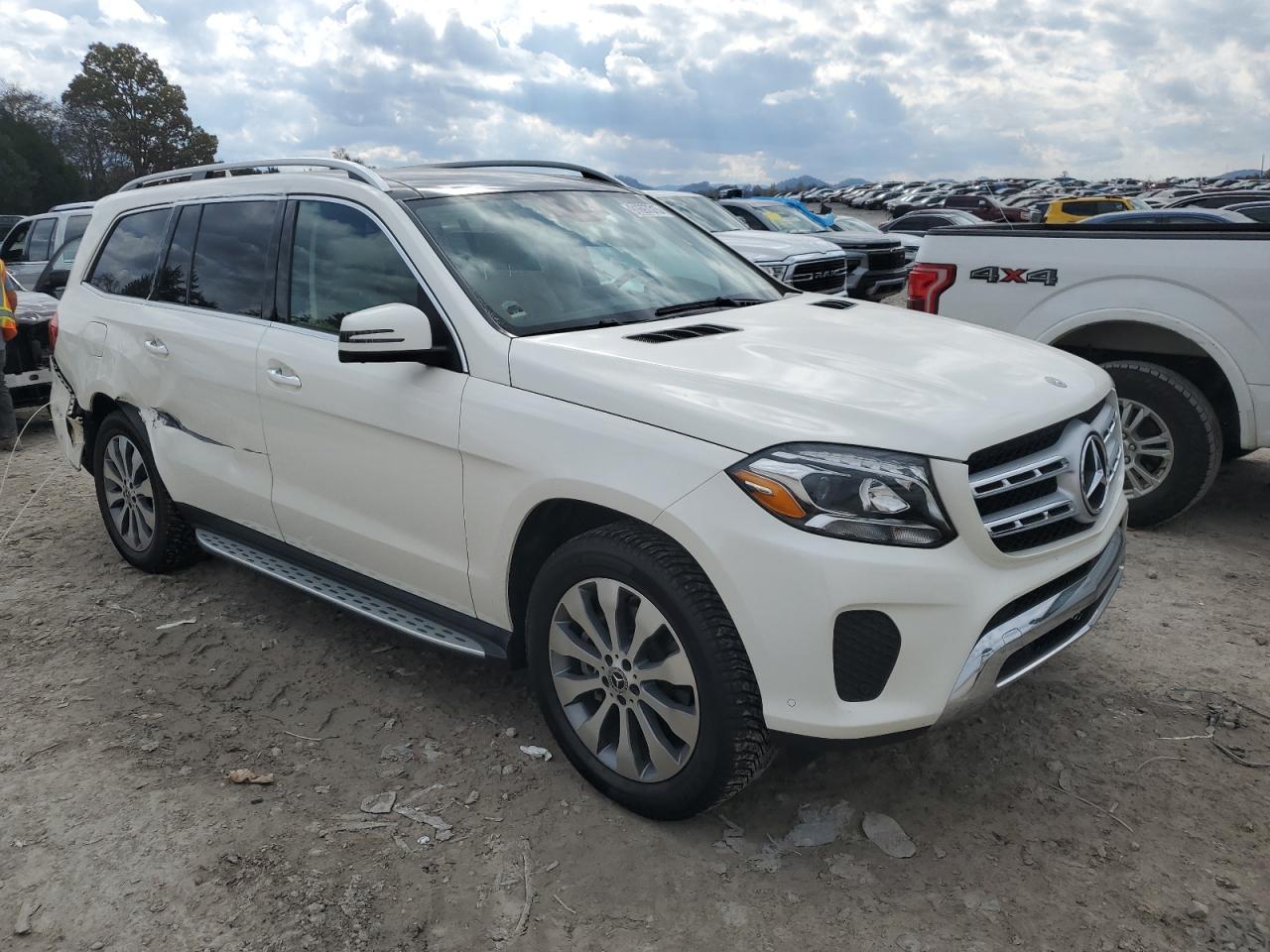 2018 Mercedes-benz Gls 450 4matic White vin: 4JGDF6EEXJB062983