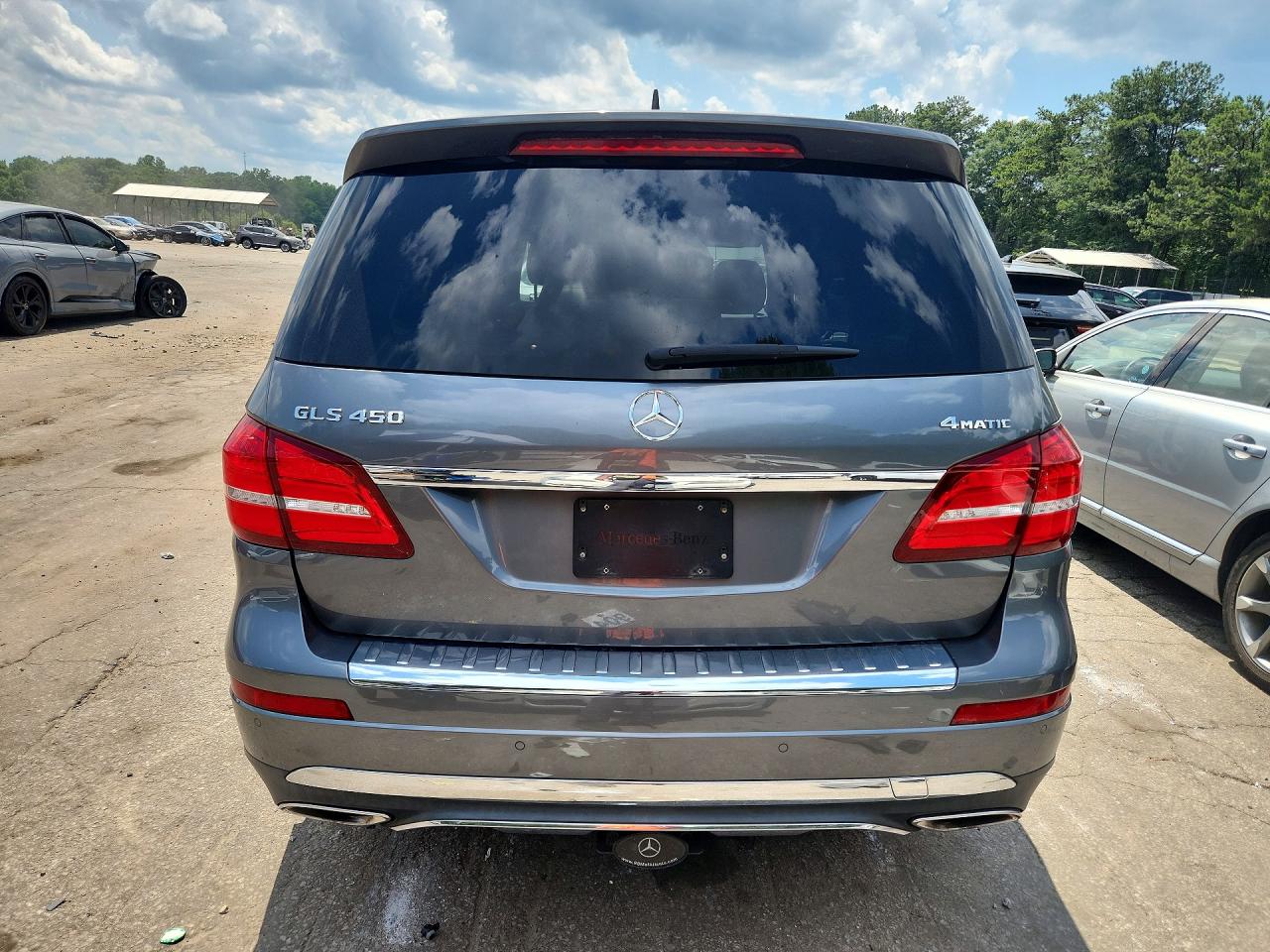 2018 Mercedes-benz Gls 450 4matic Gray vin: 4JGDF6EEXJB164350