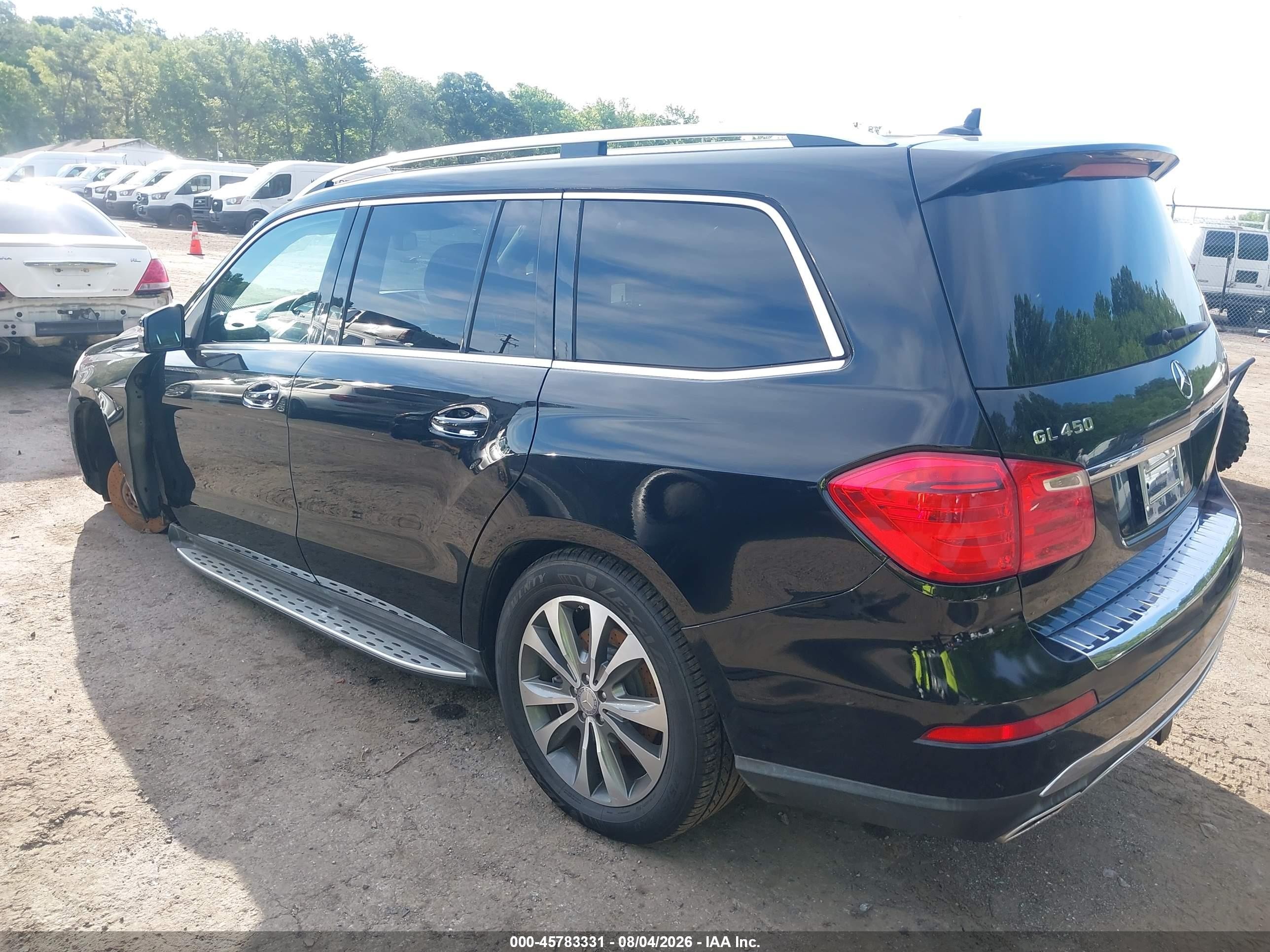 2013 Mercedes-benz Gl 450 4matic Black vin: 4JGDF7CE0DA101955