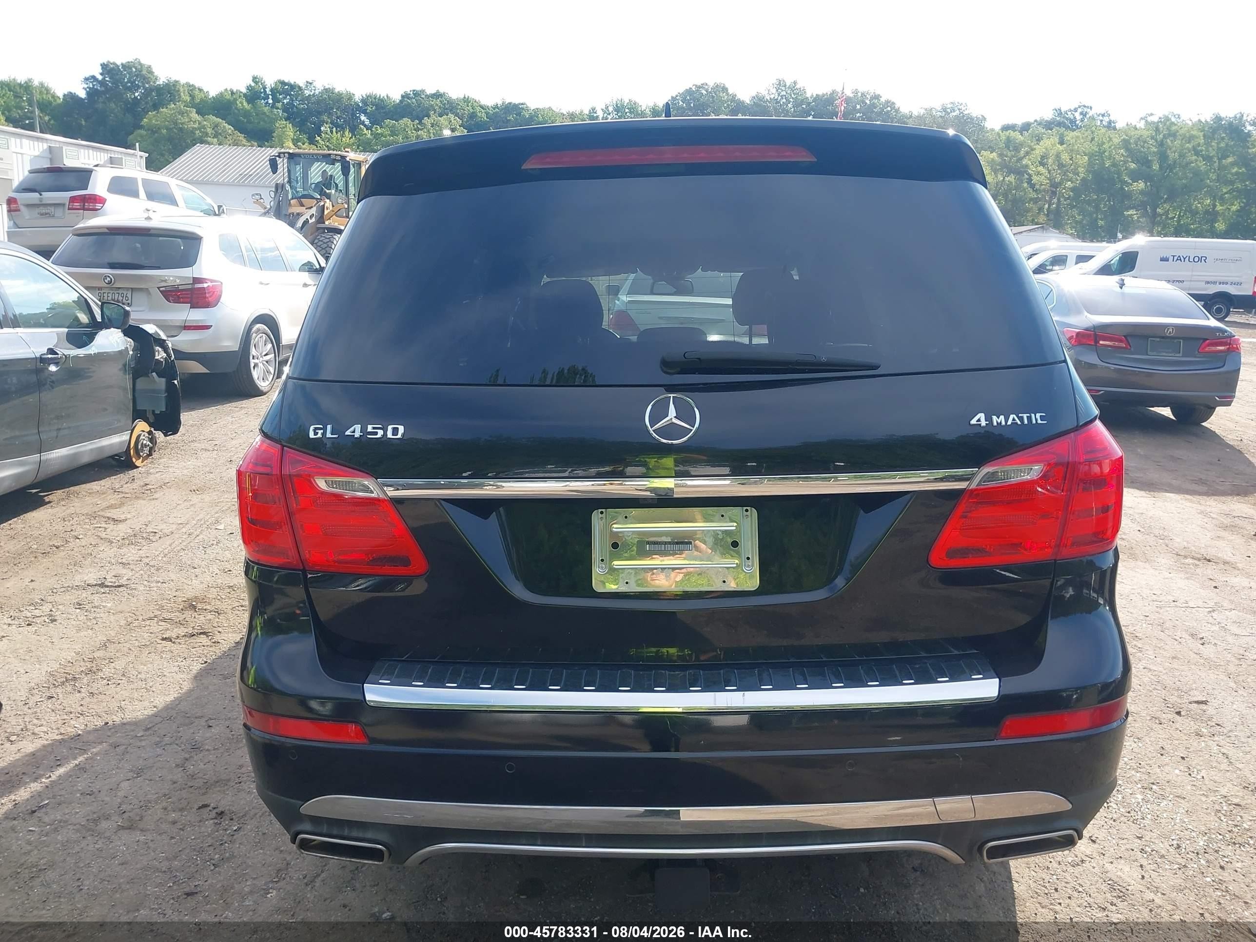 2013 Mercedes-benz Gl 450 4matic Black vin: 4JGDF7CE0DA101955