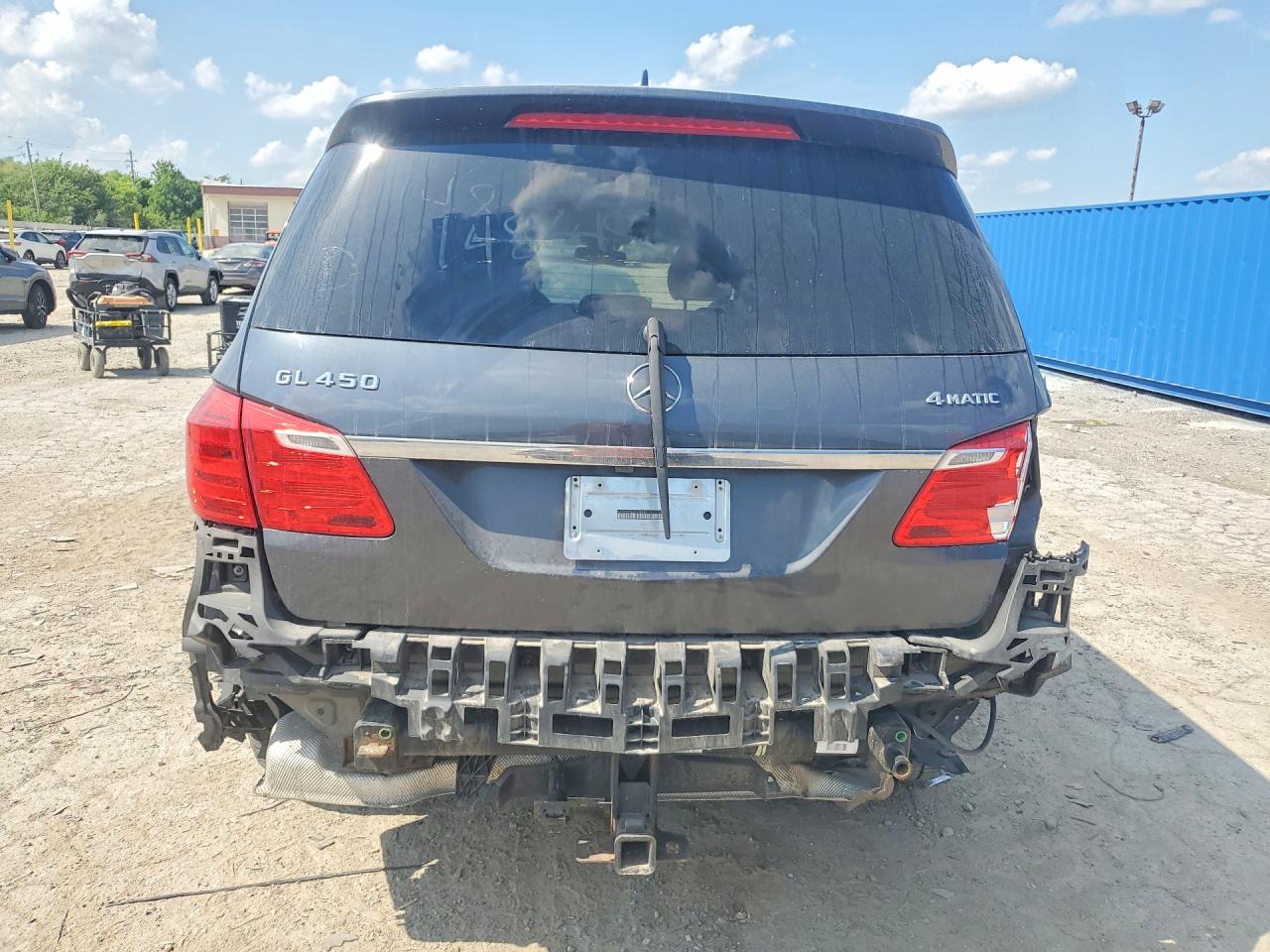 2013 Mercedes-benz Gl 450 4matic Gray vin: 4JGDF7CE0DA148645