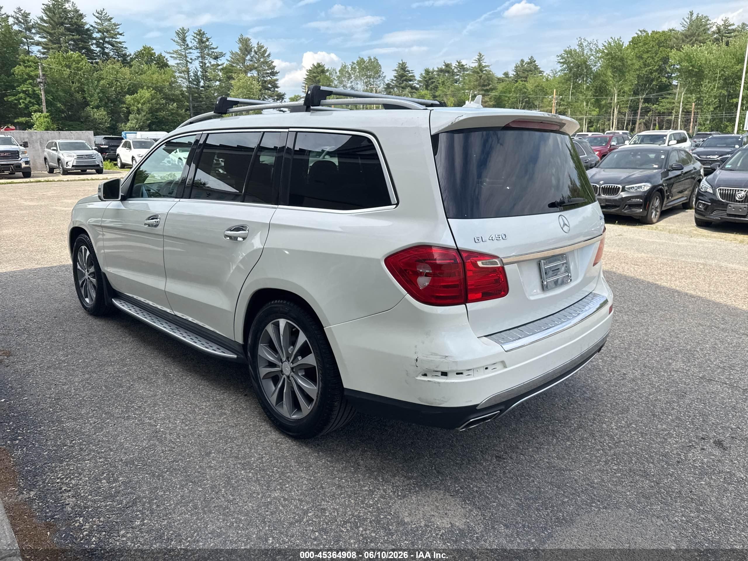 2013 Mercedes-benz Gl 450 4matic Белый vin: 4JGDF7CE0DA157944