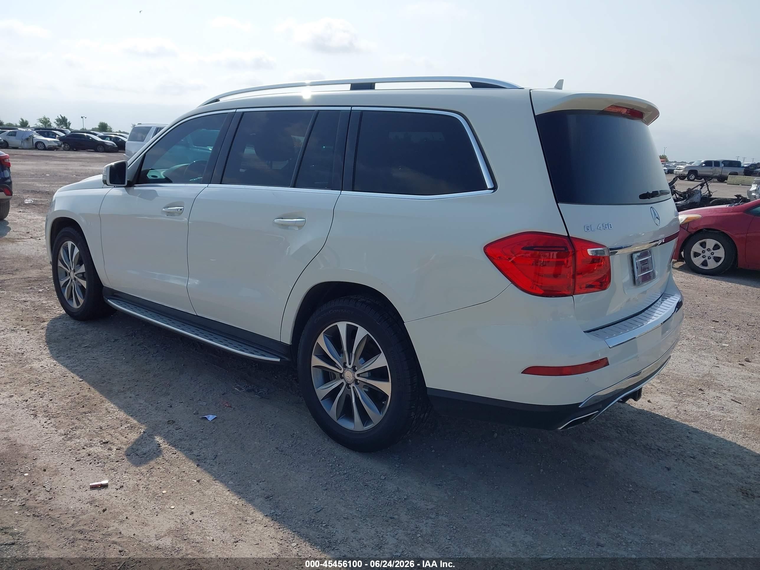 2013 Mercedes-benz Gl 450 4matic White vin: 4JGDF7CE0DA191267