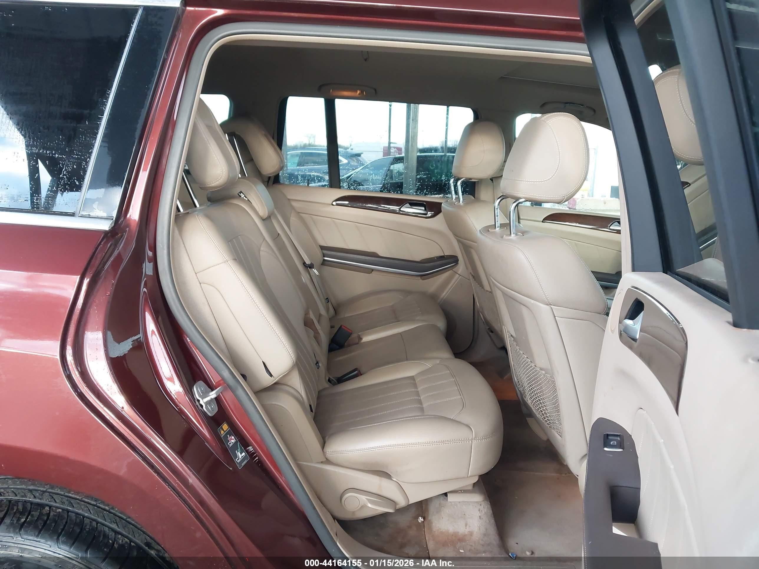 2014 Mercedes-benz Gl 450 4matic Burgundy vin: 4JGDF7CE0EA278765