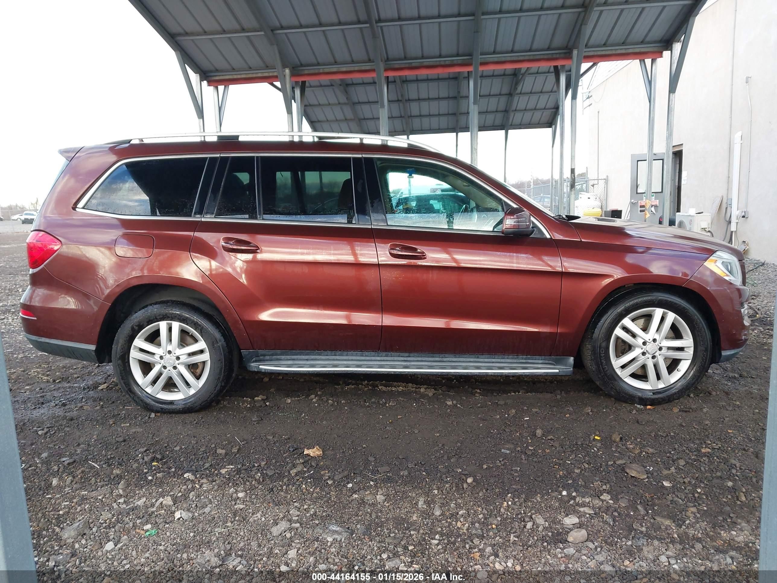 2014 Mercedes-benz Gl 450 4matic Burgundy vin: 4JGDF7CE0EA278765